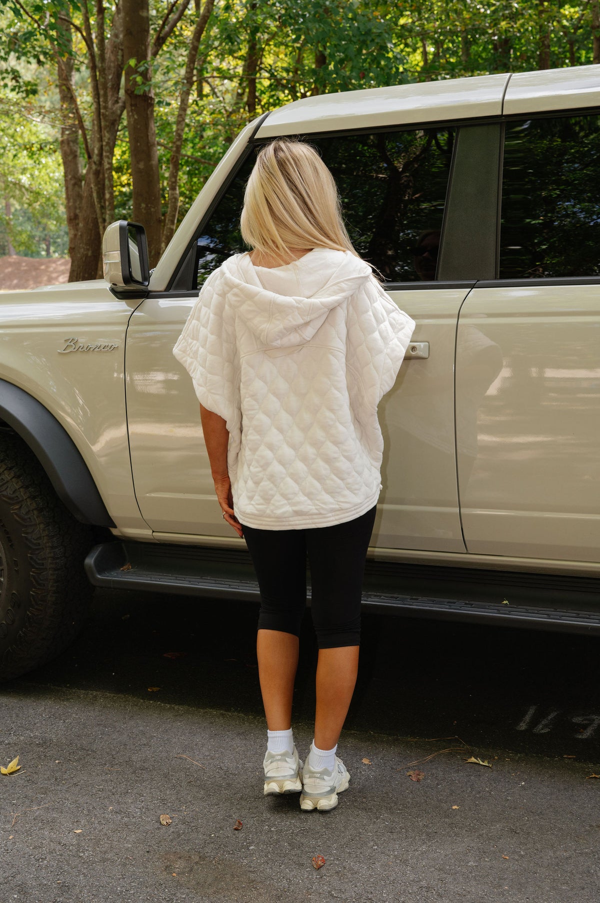 Emery Quilted Bubble Vest-Bone