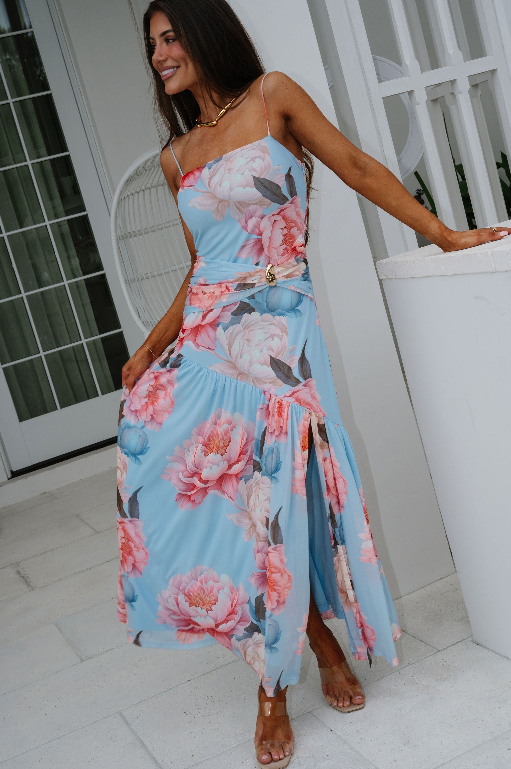 Piper Dress-Blue