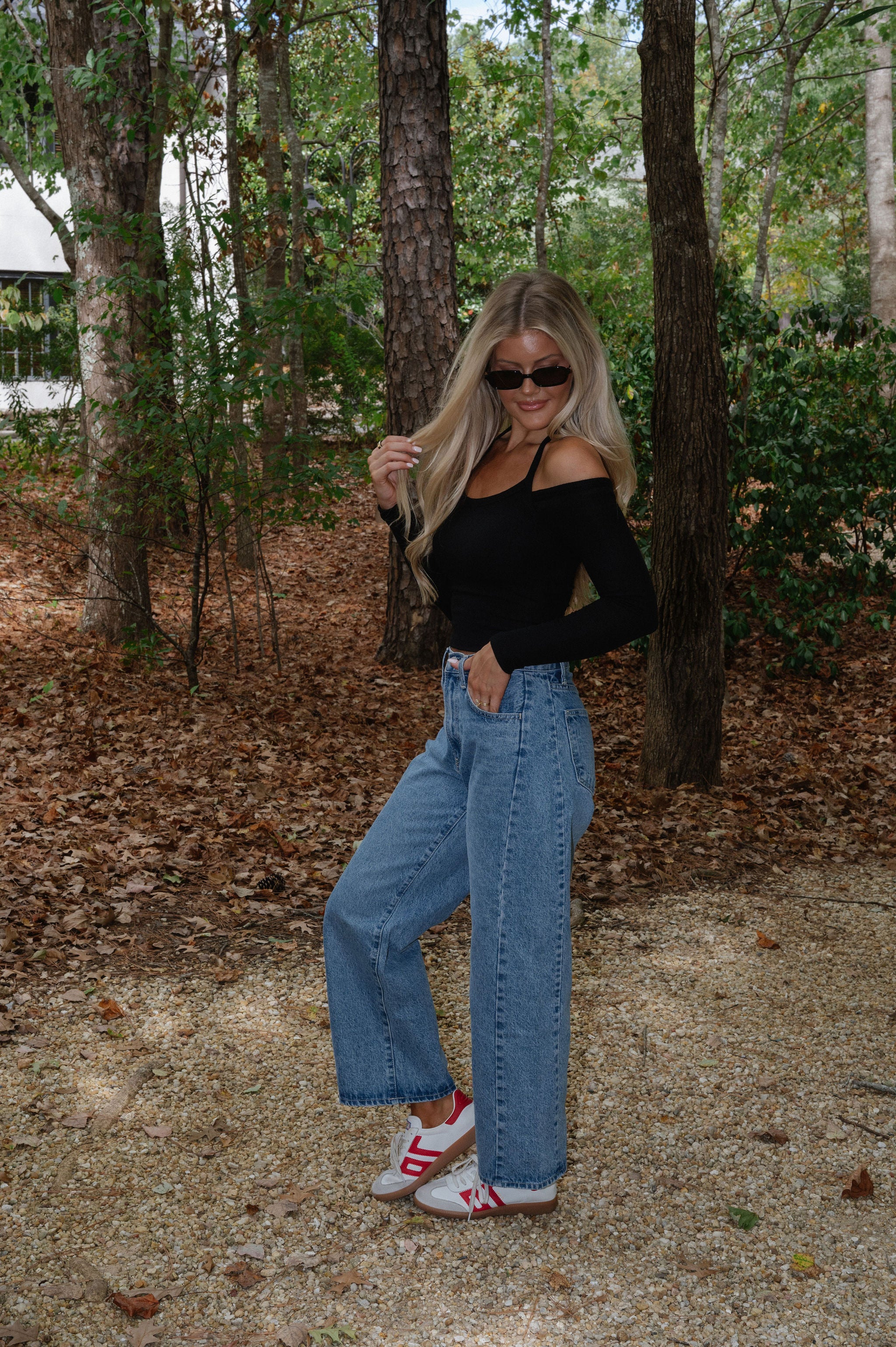 OTS Knit Top-Black