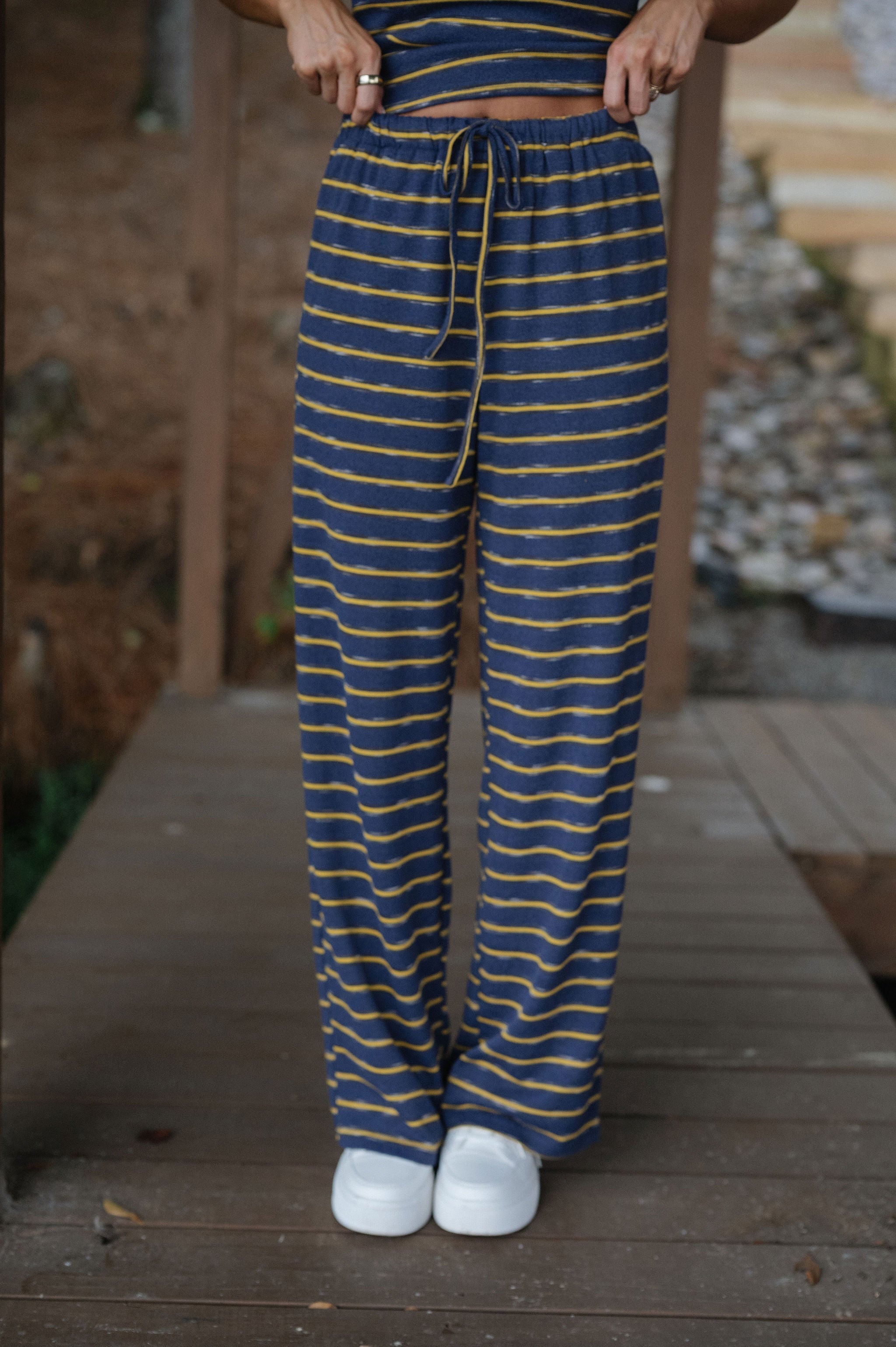 Archie Pants Set-Vintage Navy