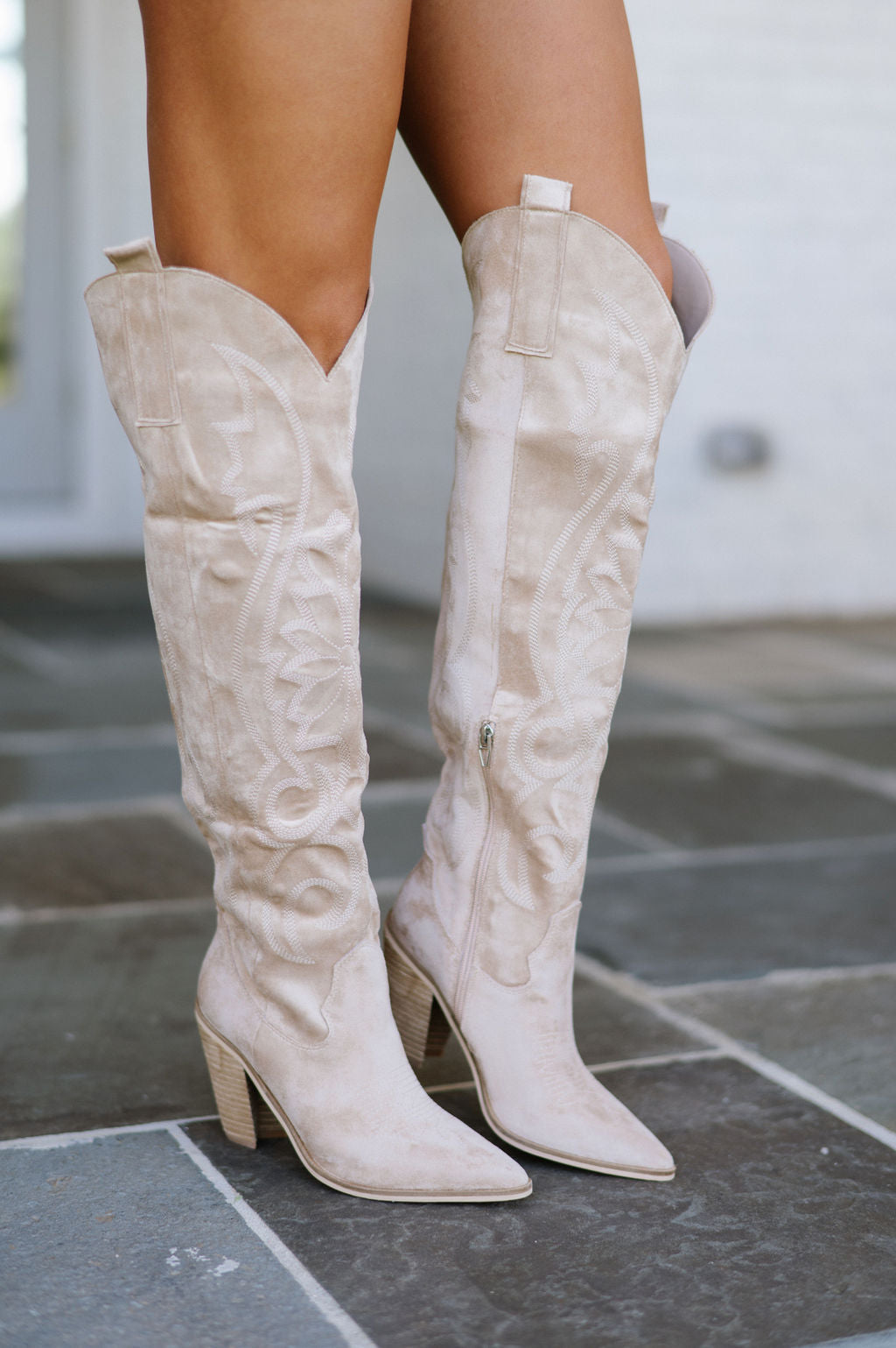 Ivy Boots - Beige