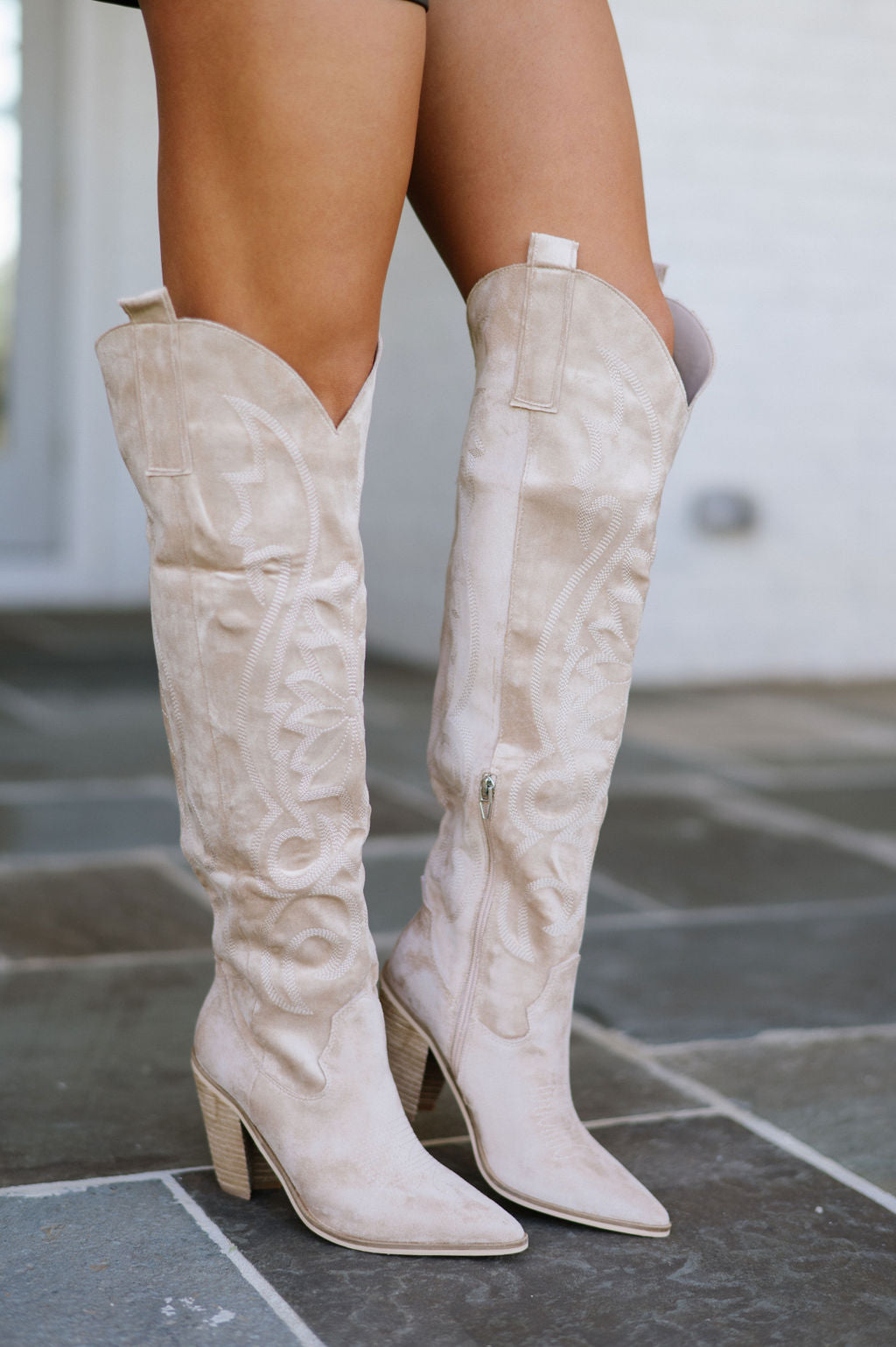 Ivy Boots - Beige