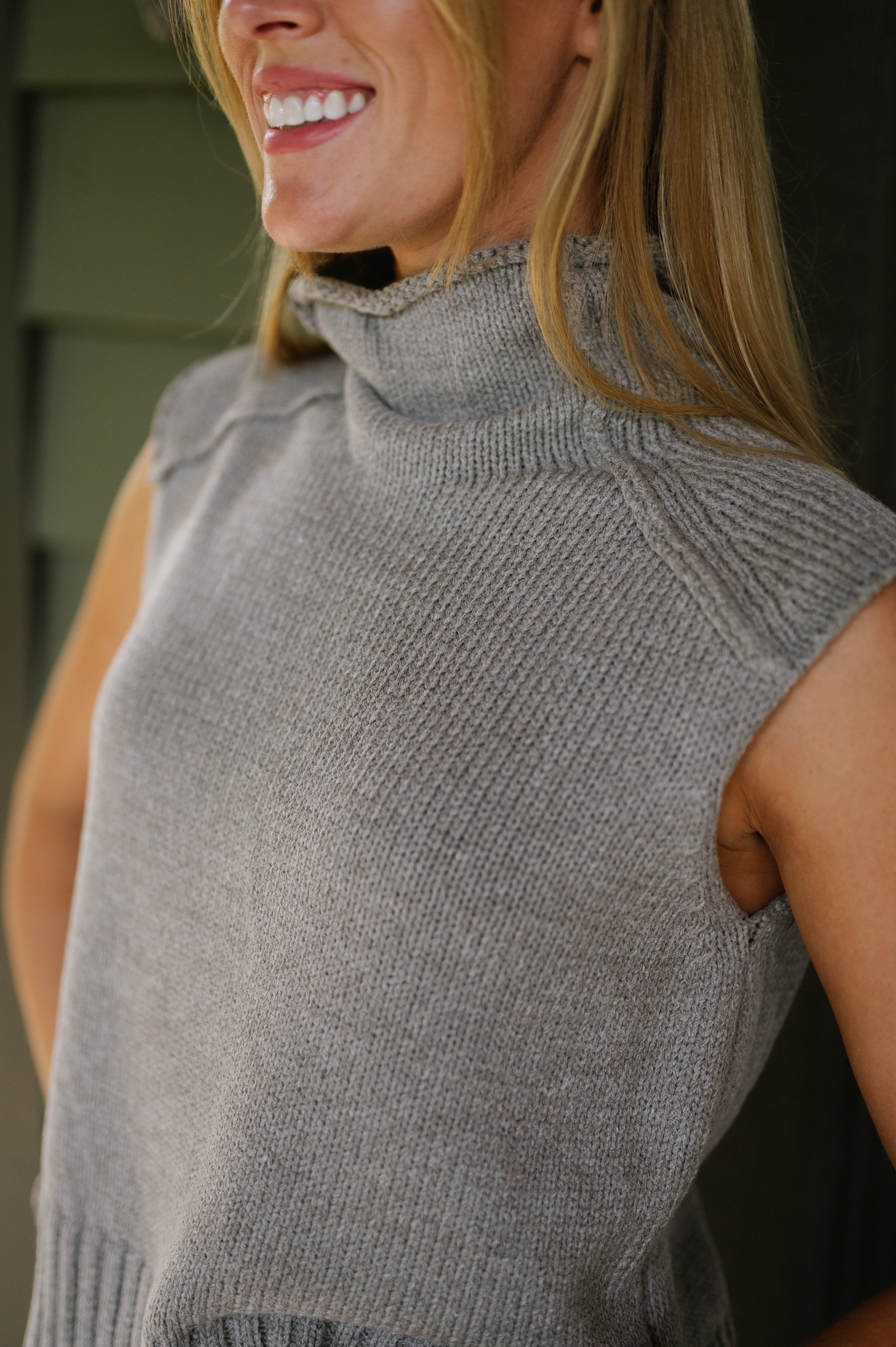 Zoe Top-Grey