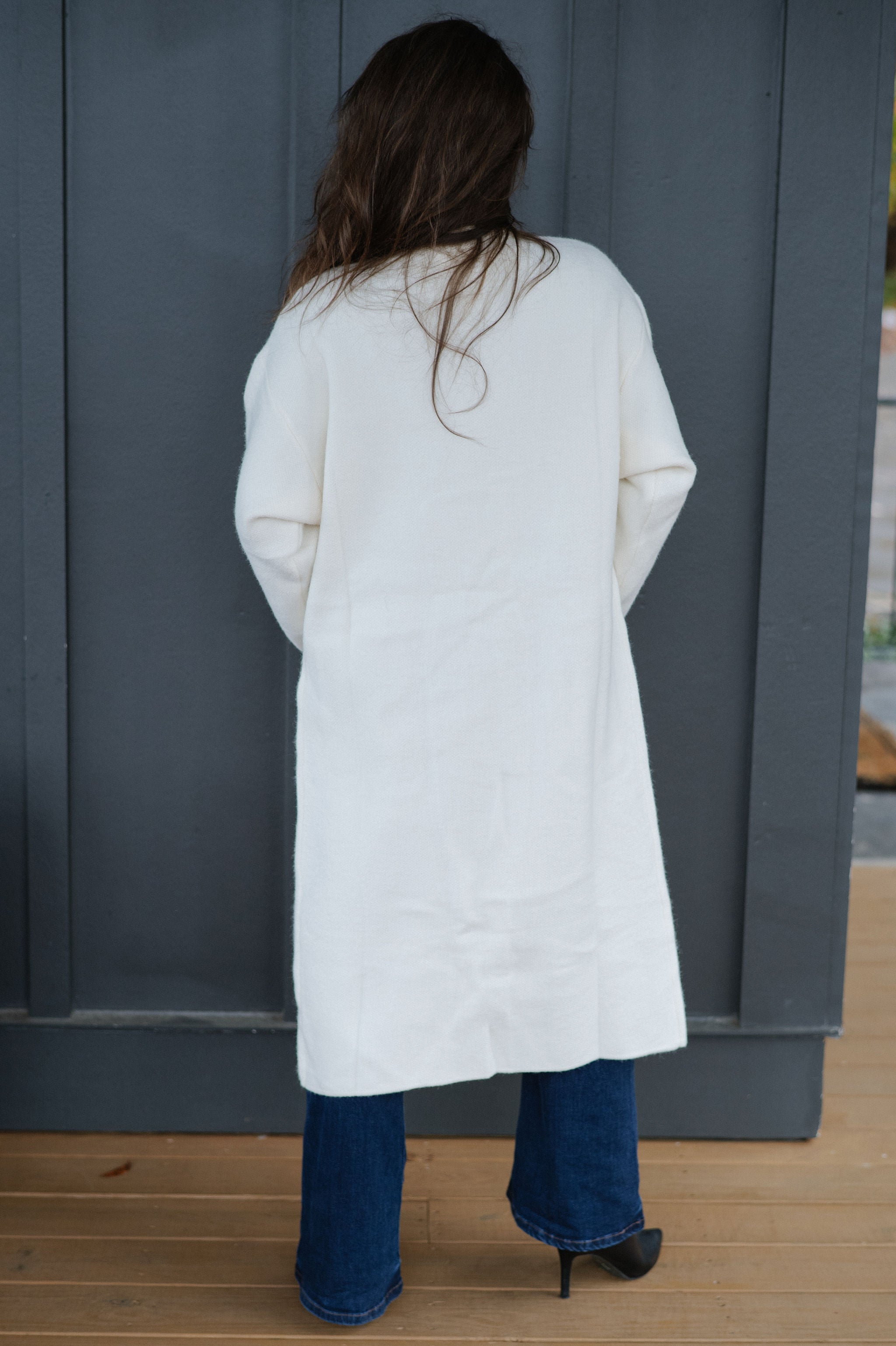 Beverly Oversized Cardigan- Ivory