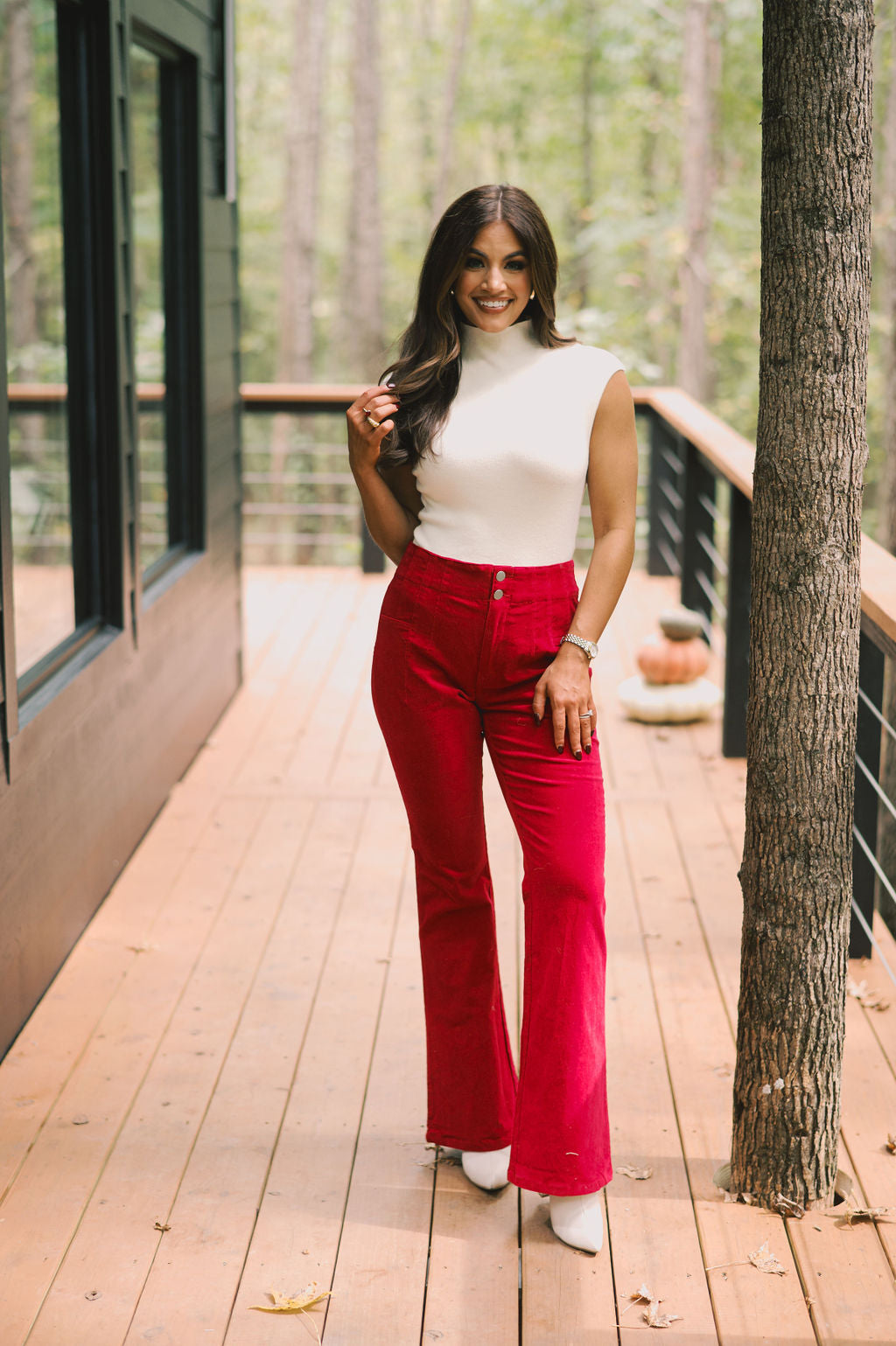 Red Flare Pants, All American Flares