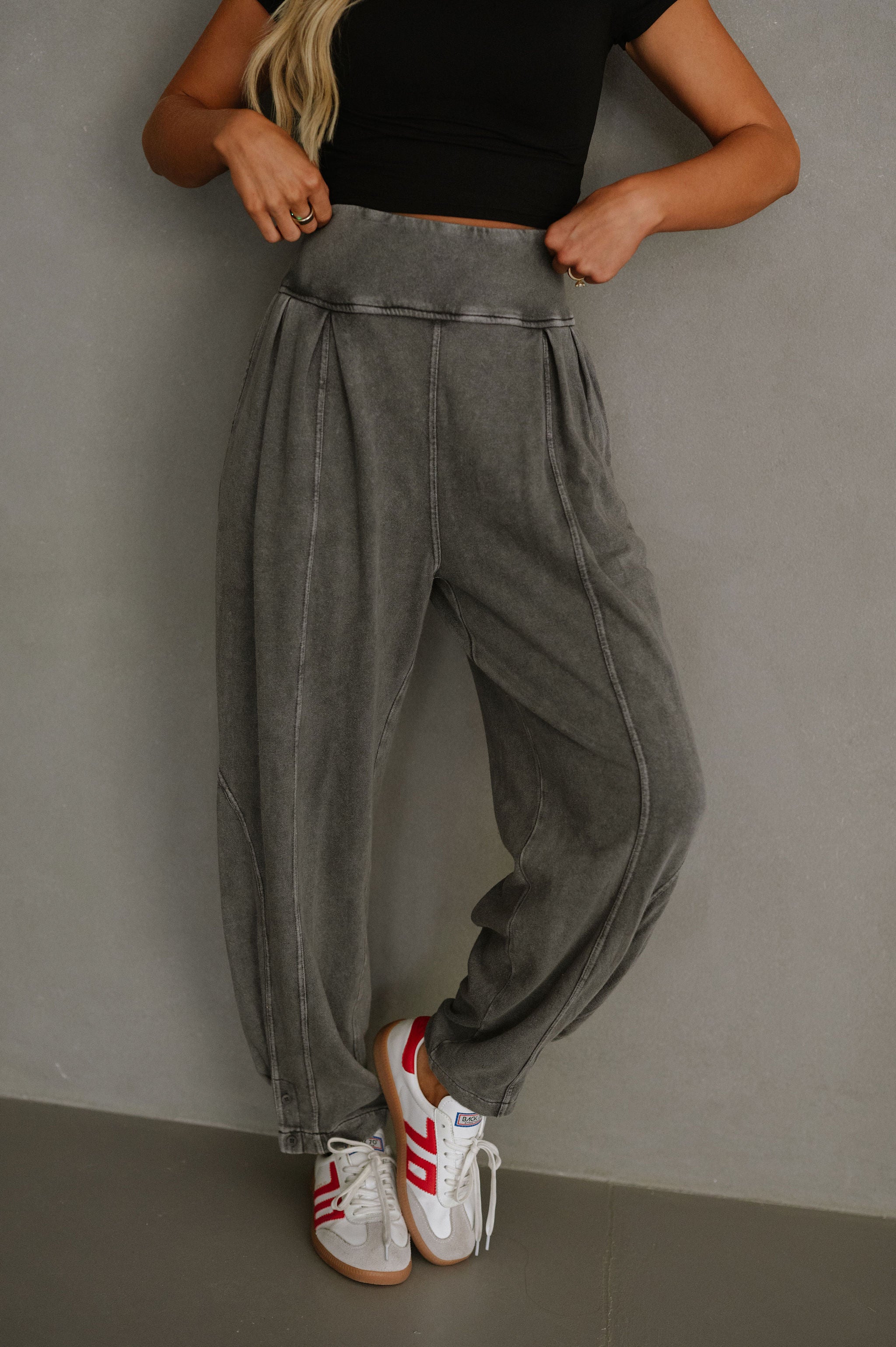 Liam Pants- Washed Grey