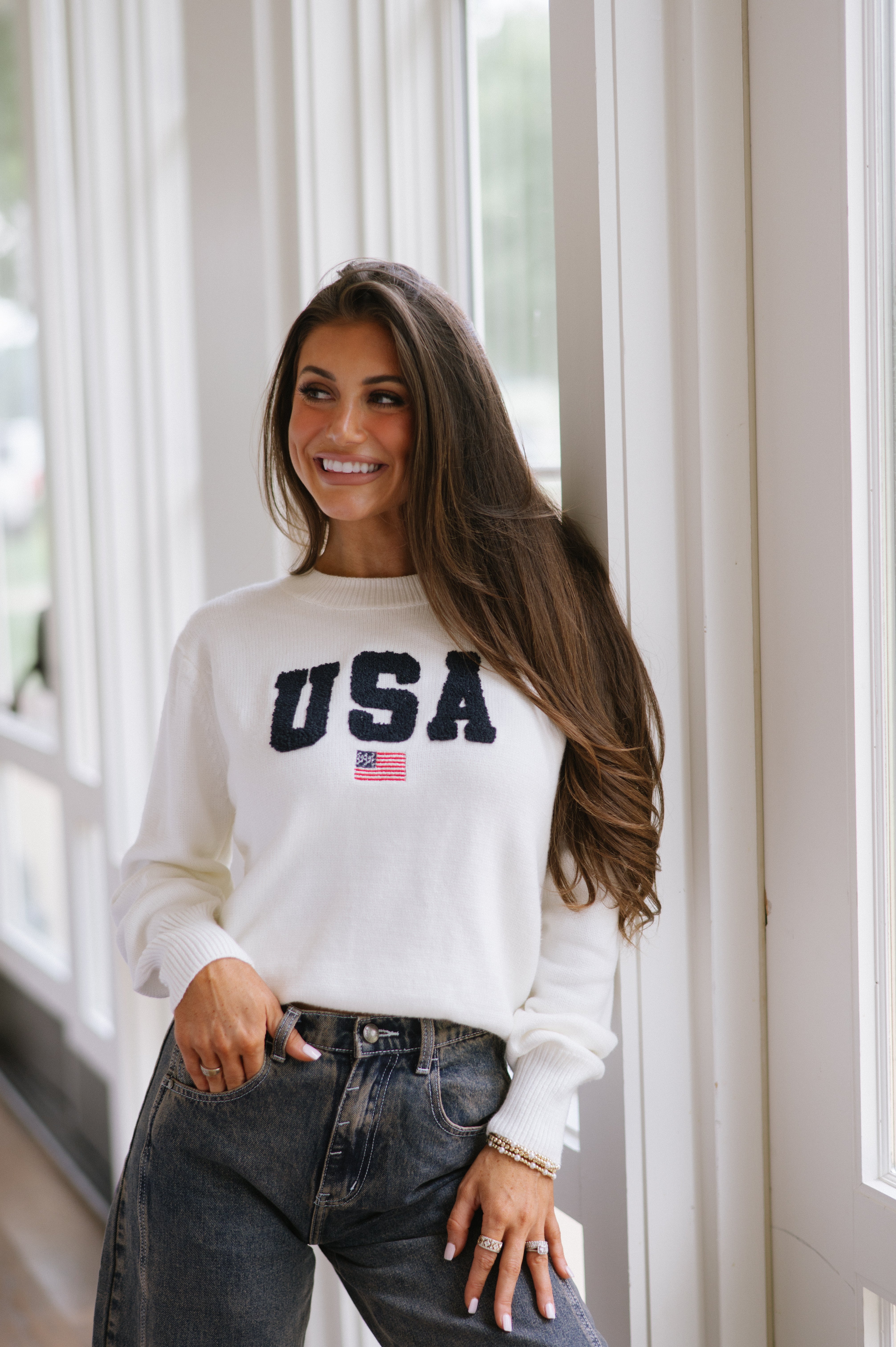 Freedom Sweater- Ivory