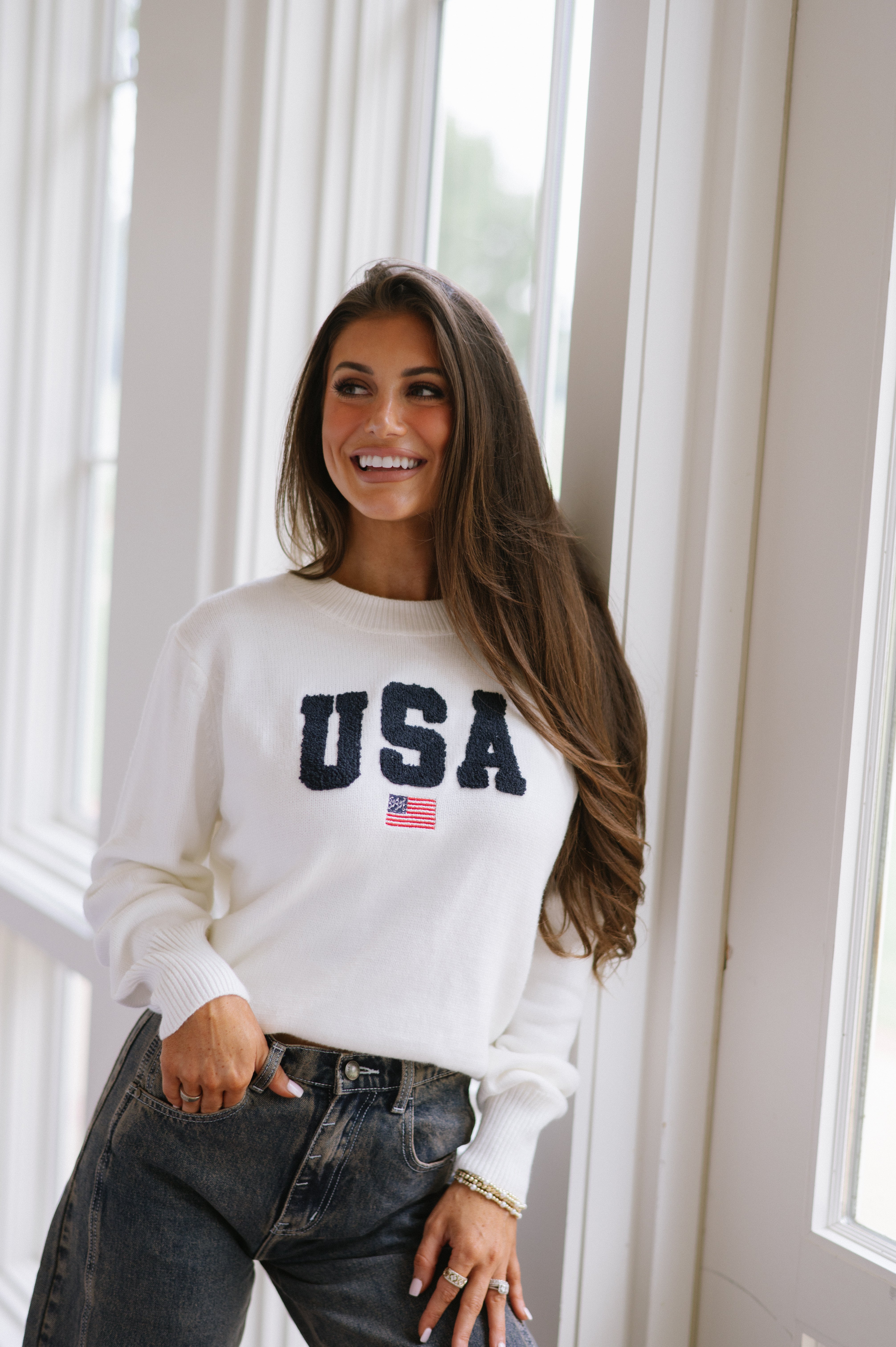 Freedom Sweater- Ivory