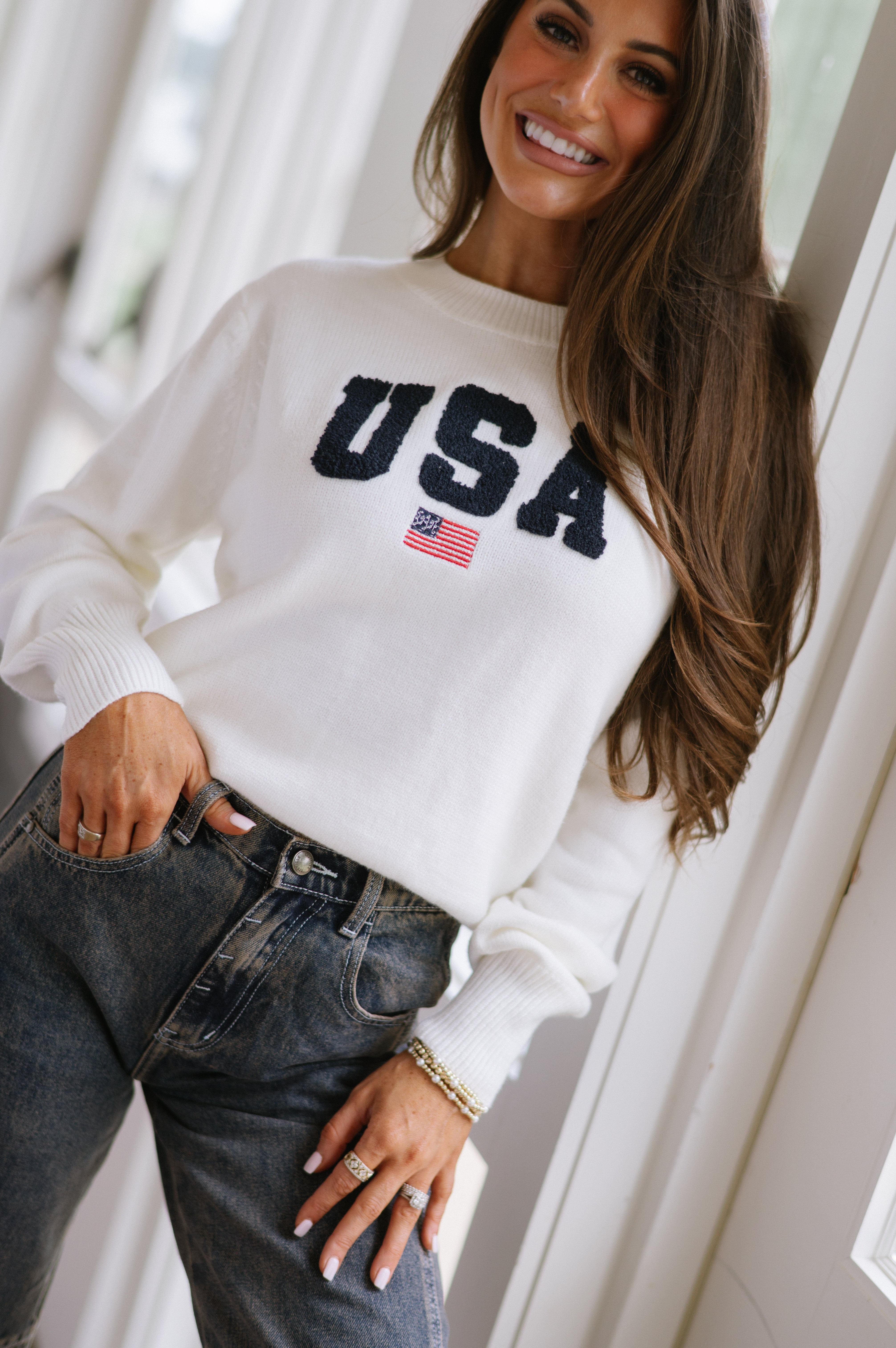 Freedom Sweater- Ivory