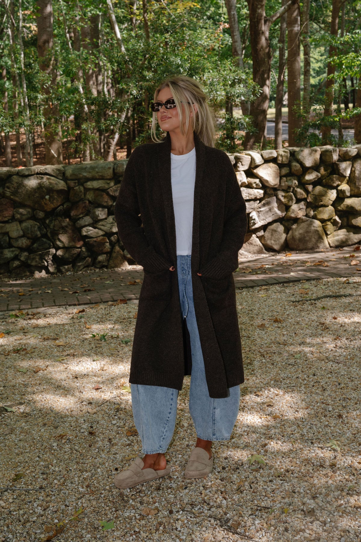 Lucille Cardigan- Brown