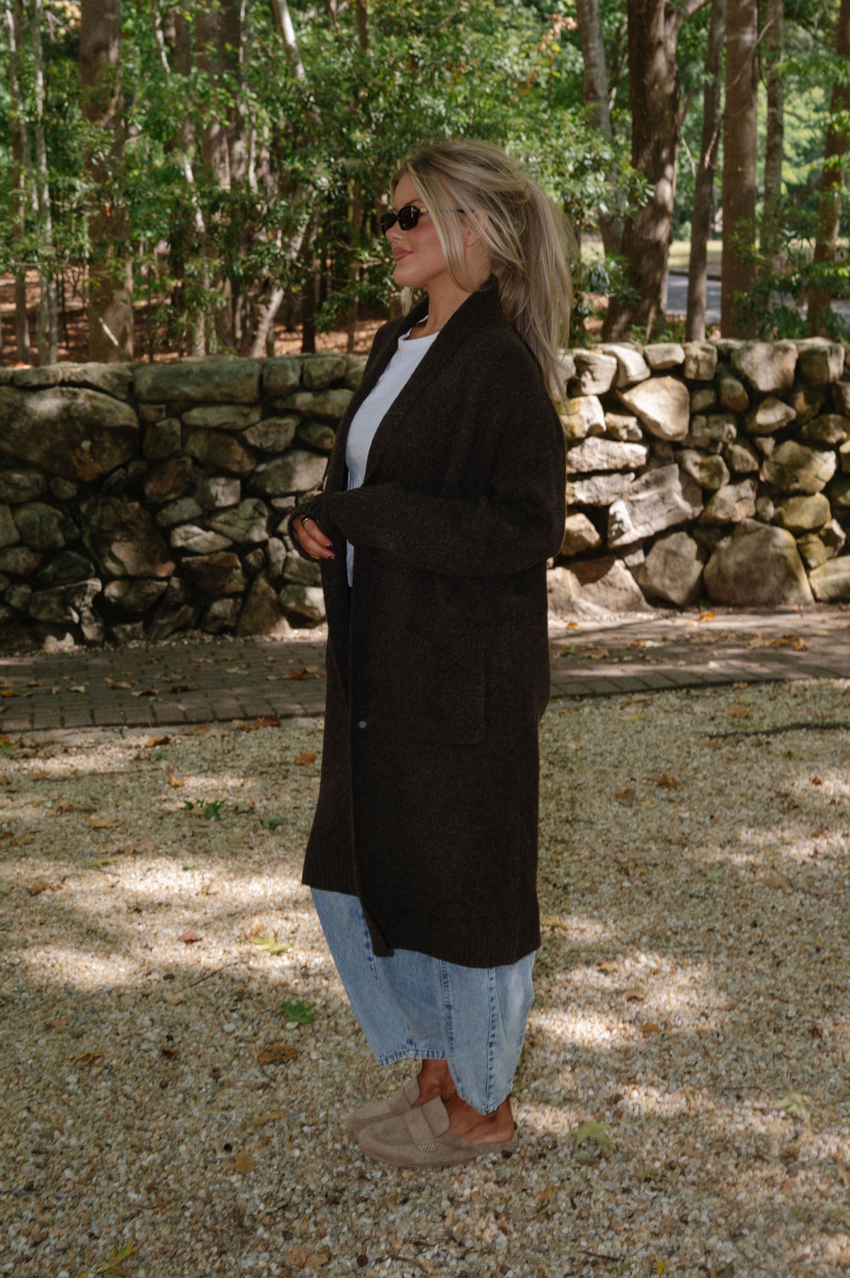 Lucille Cardigan- Brown