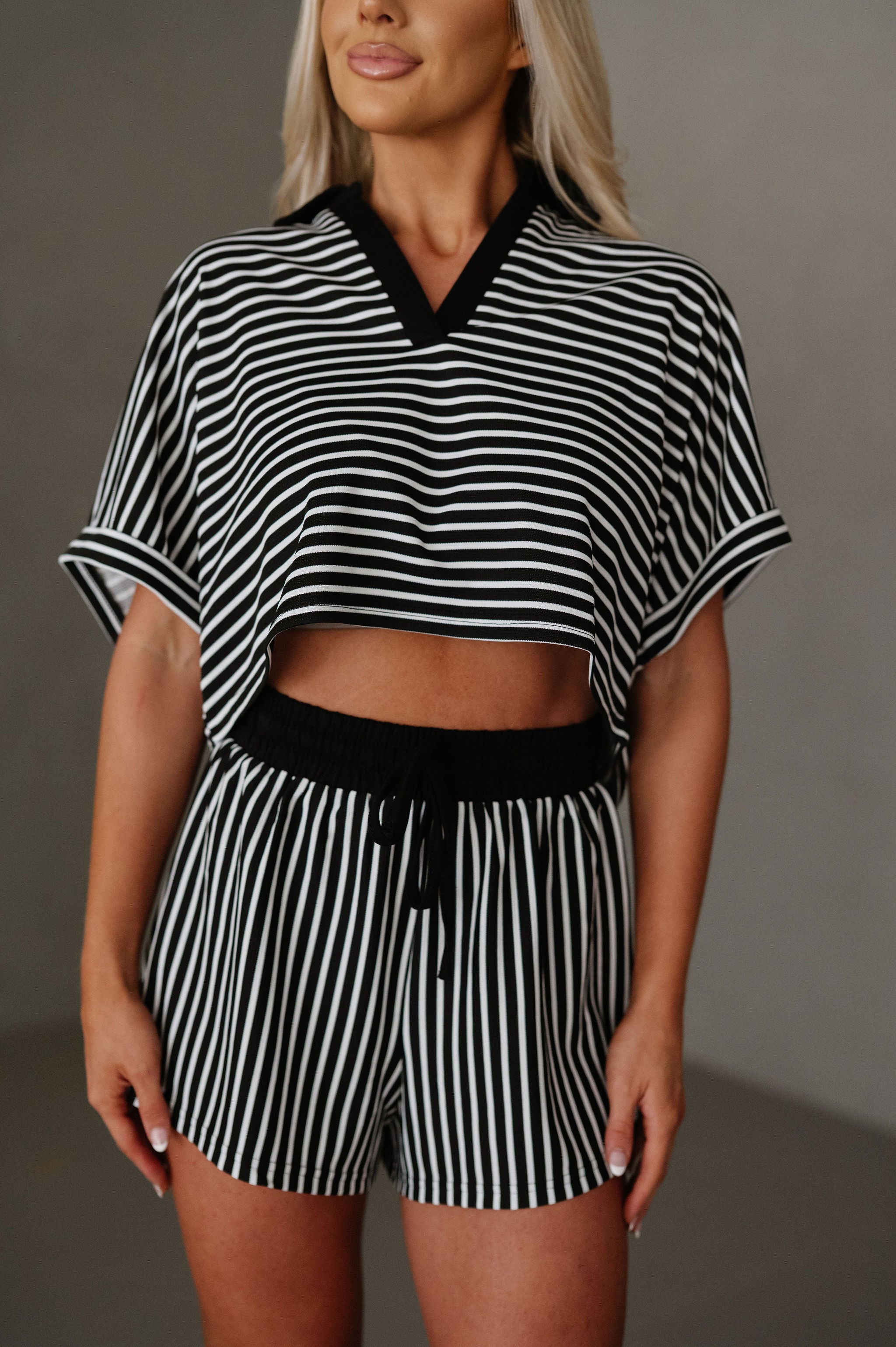 Emmett Shorts Set-Black