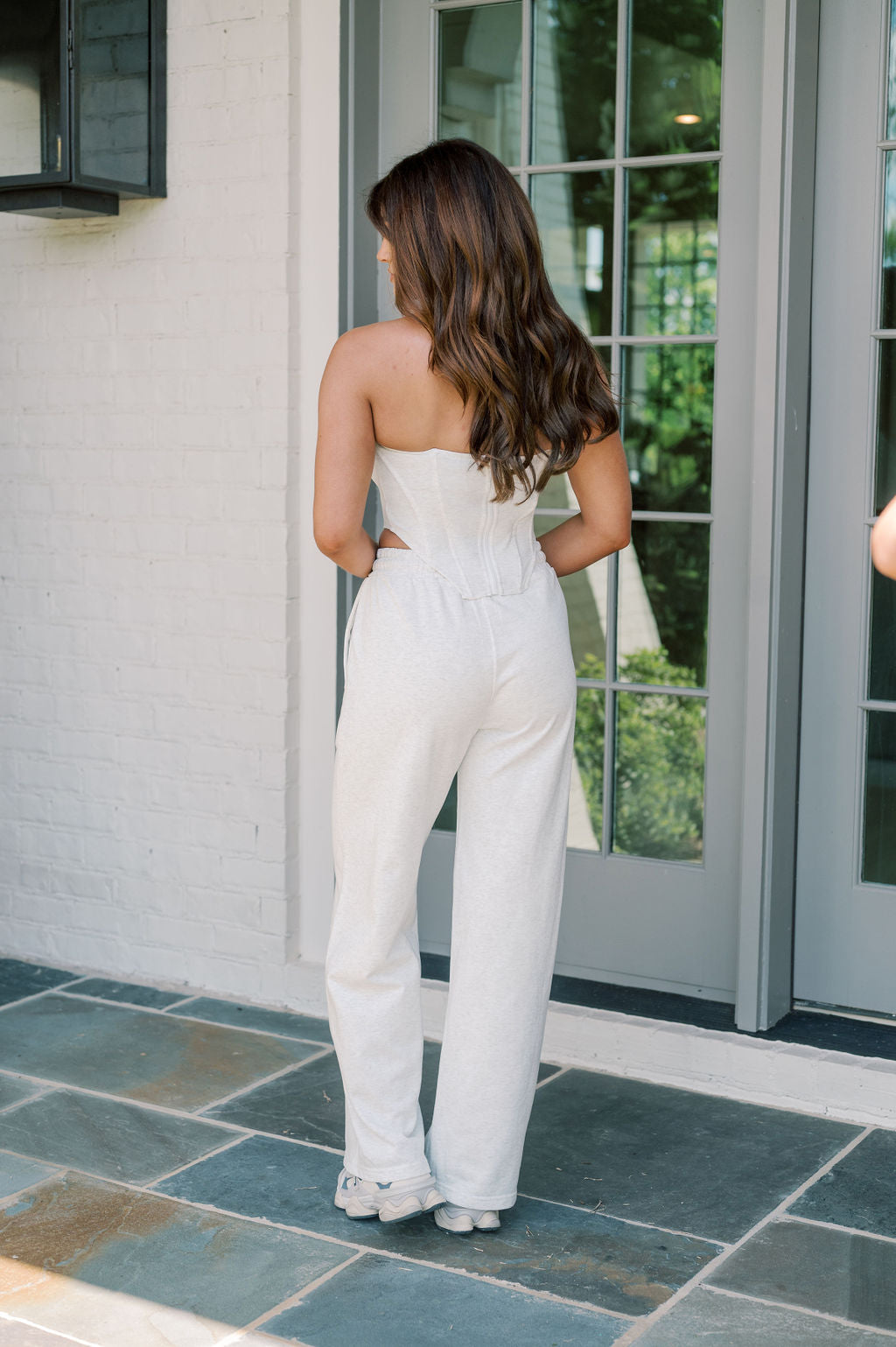 Sienna Pants Set- Grey Melange