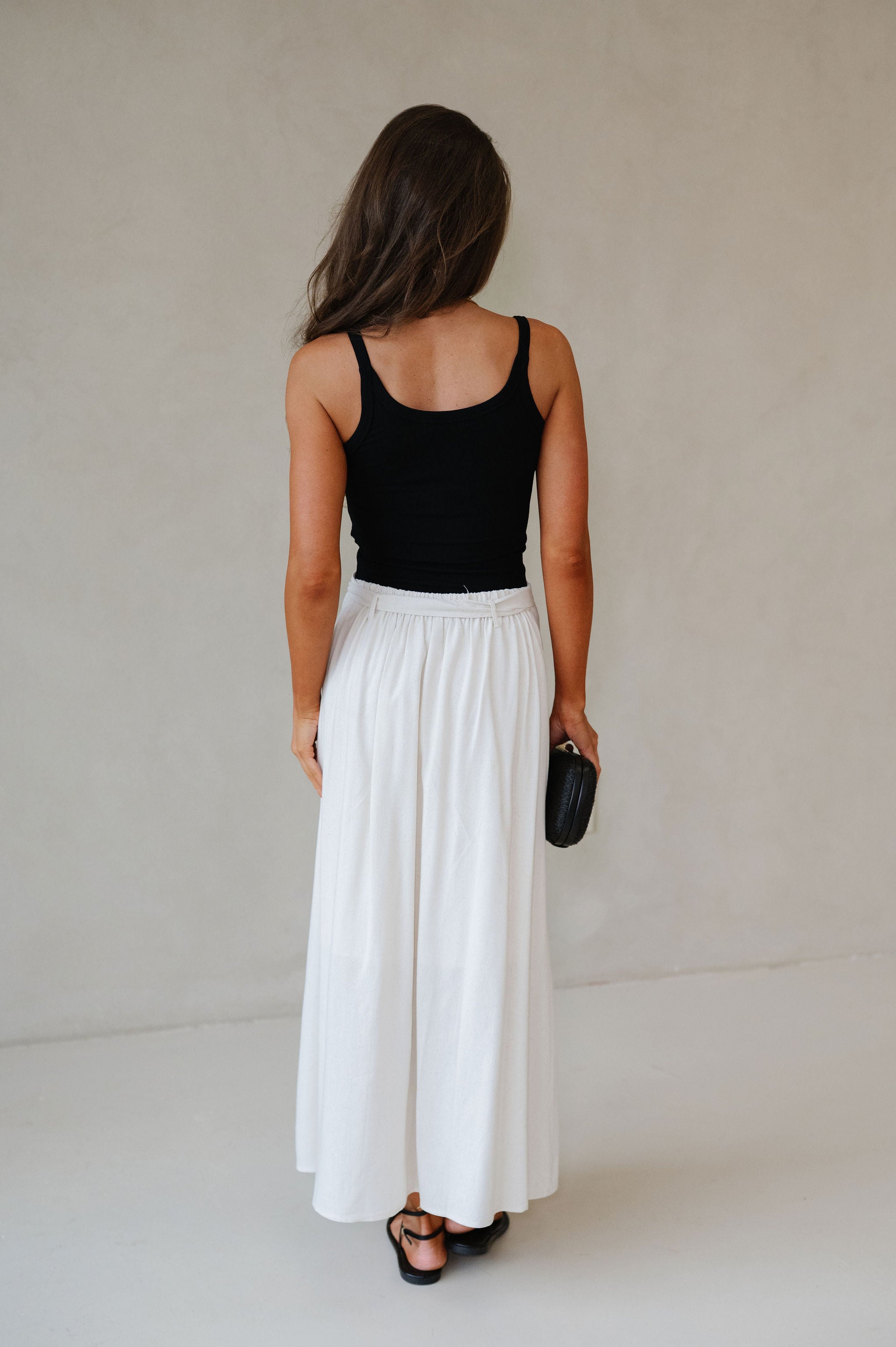 Brookie Maxi Skirt-Oatmeal