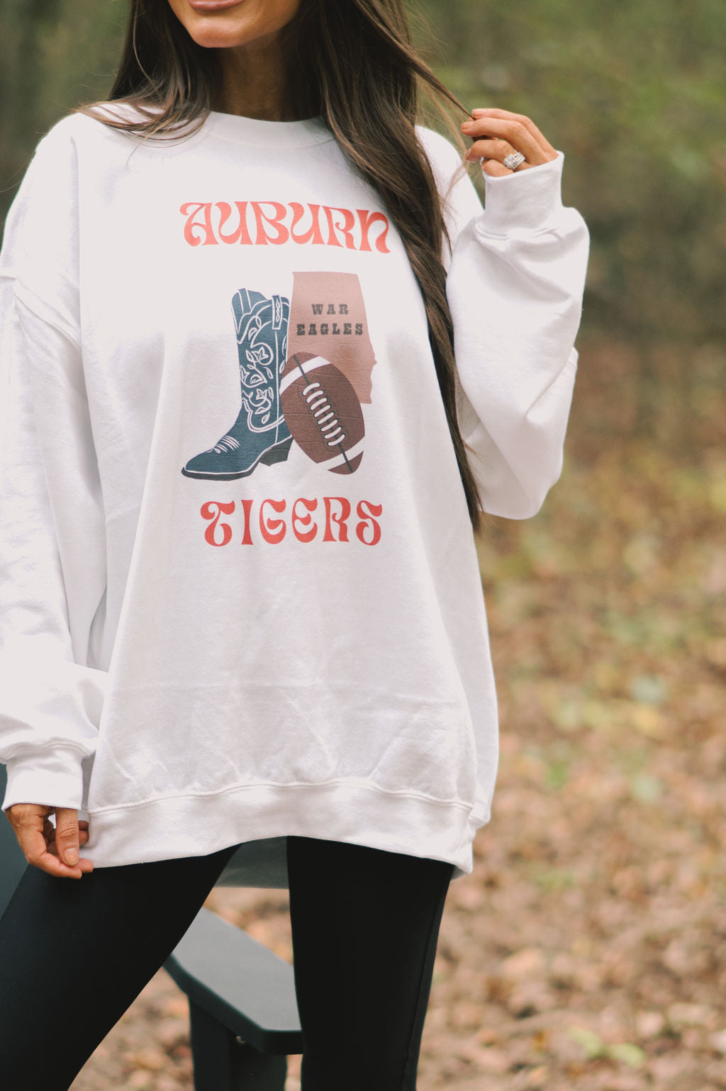 Auburn Tigers Boots Sweatshirt