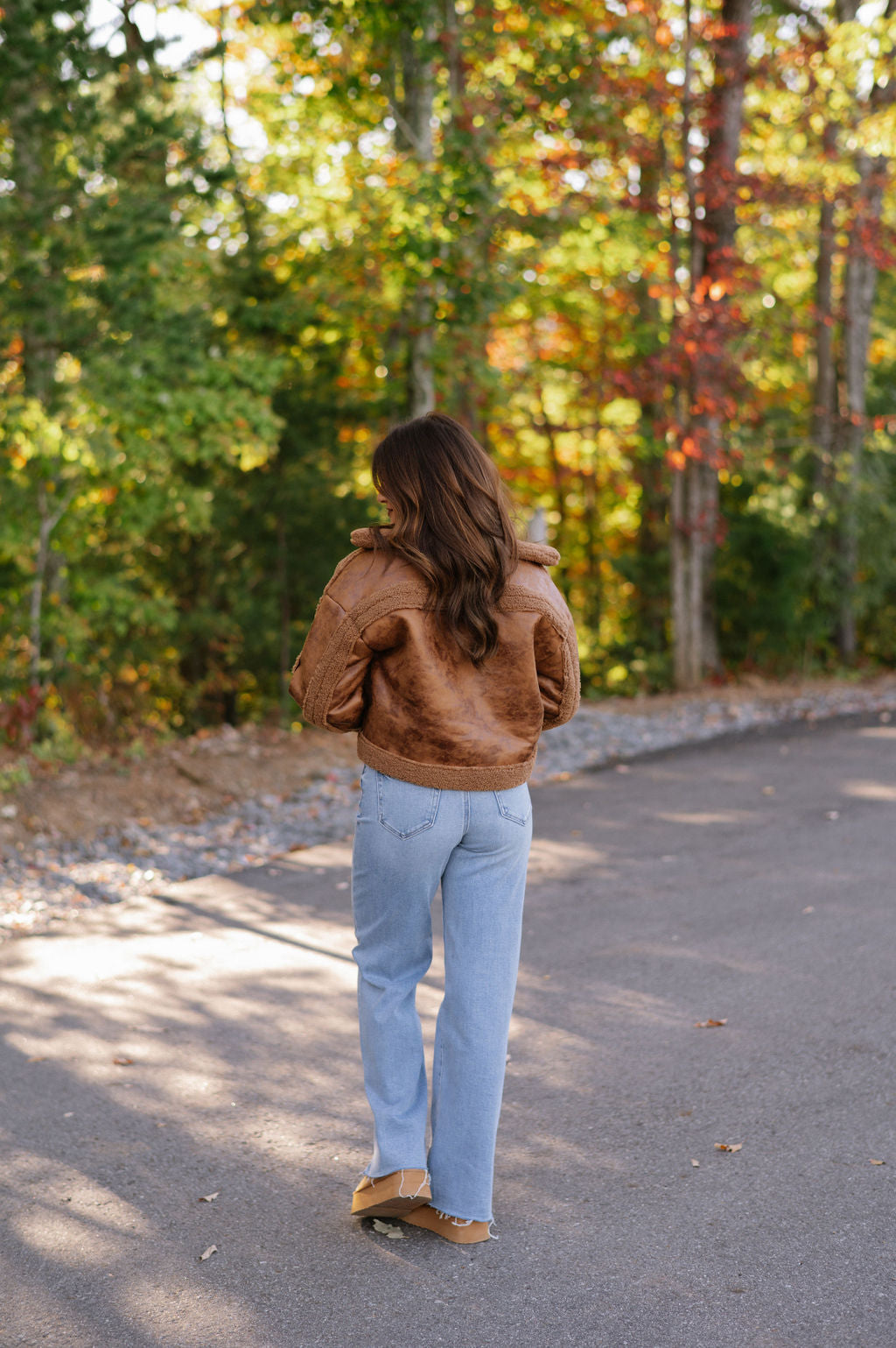 Danielle Sherpa Jacket-Camel