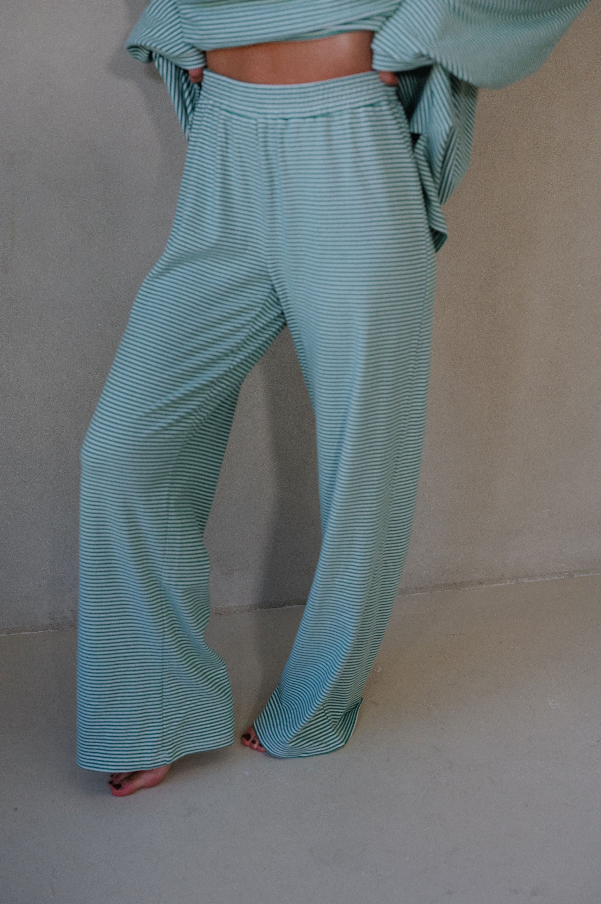 Dylan Fleece Pants-Green