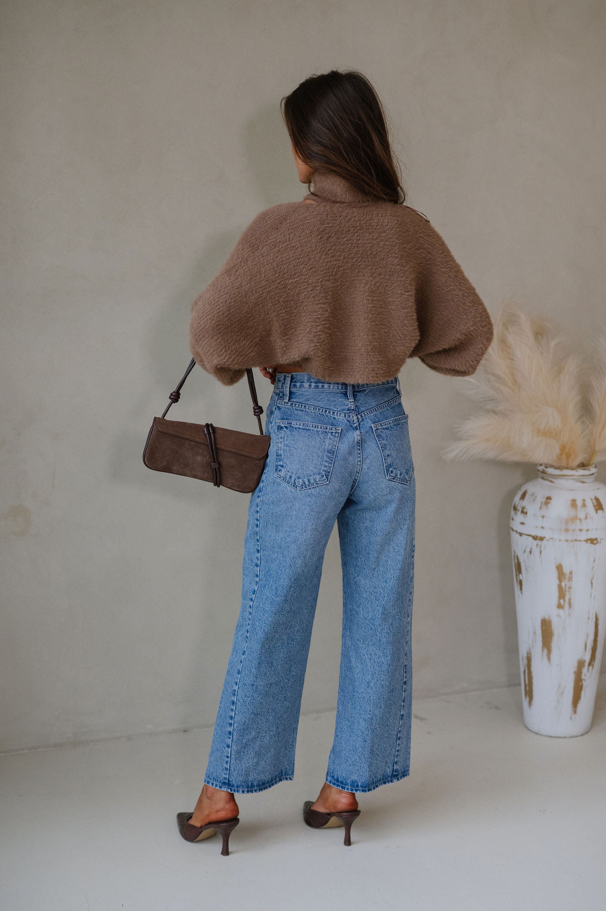 Jenna Cardigan Set-Mocha