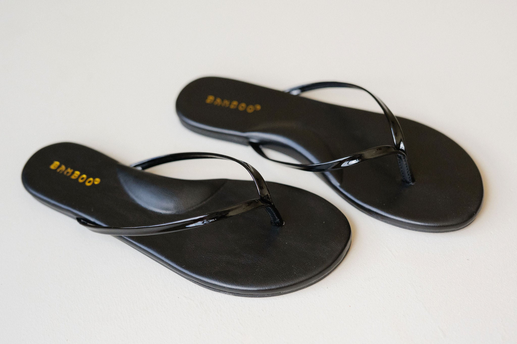 Squishy Flip Flops-Black