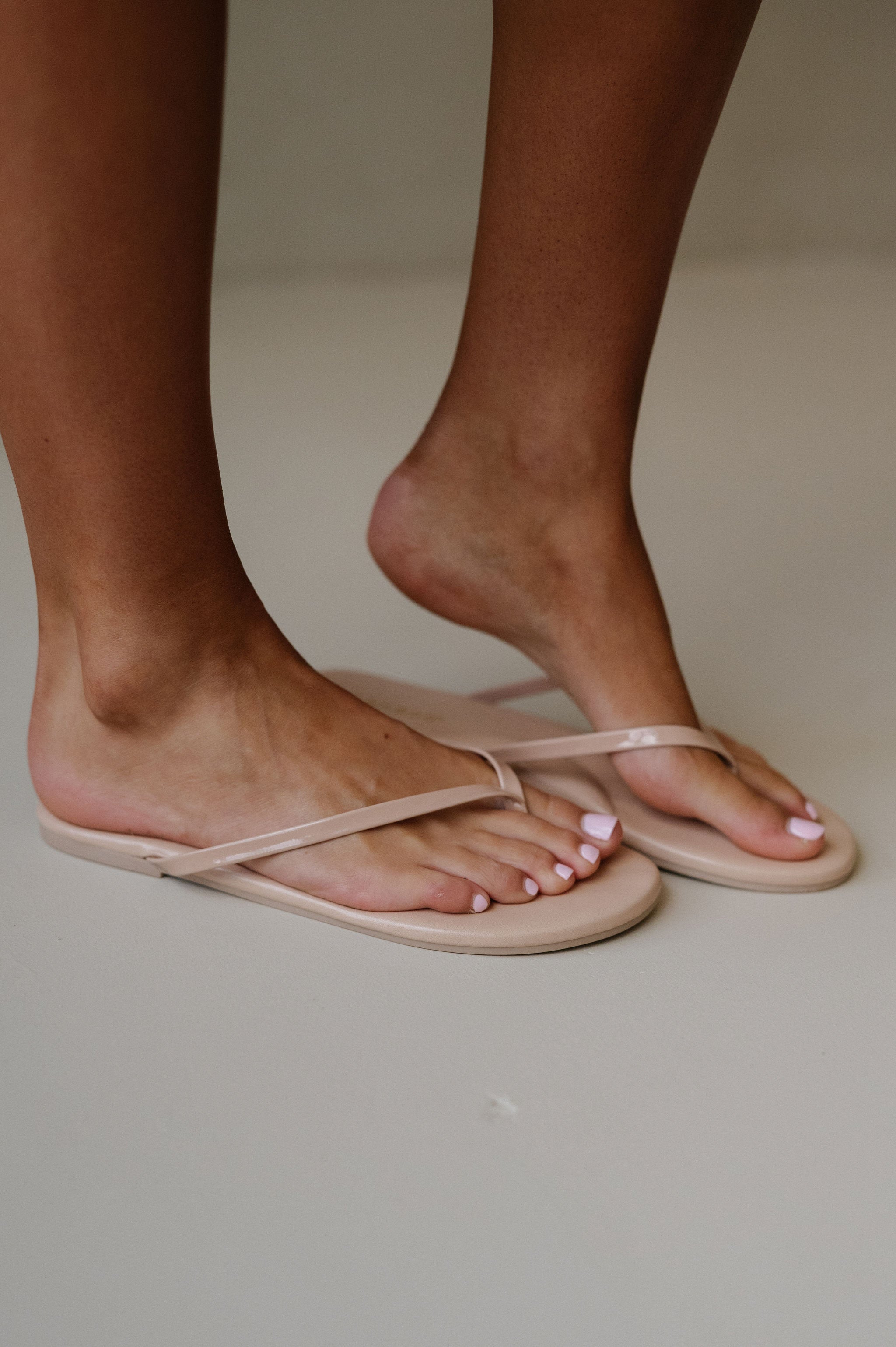 Squishy Flip Flops-Nude