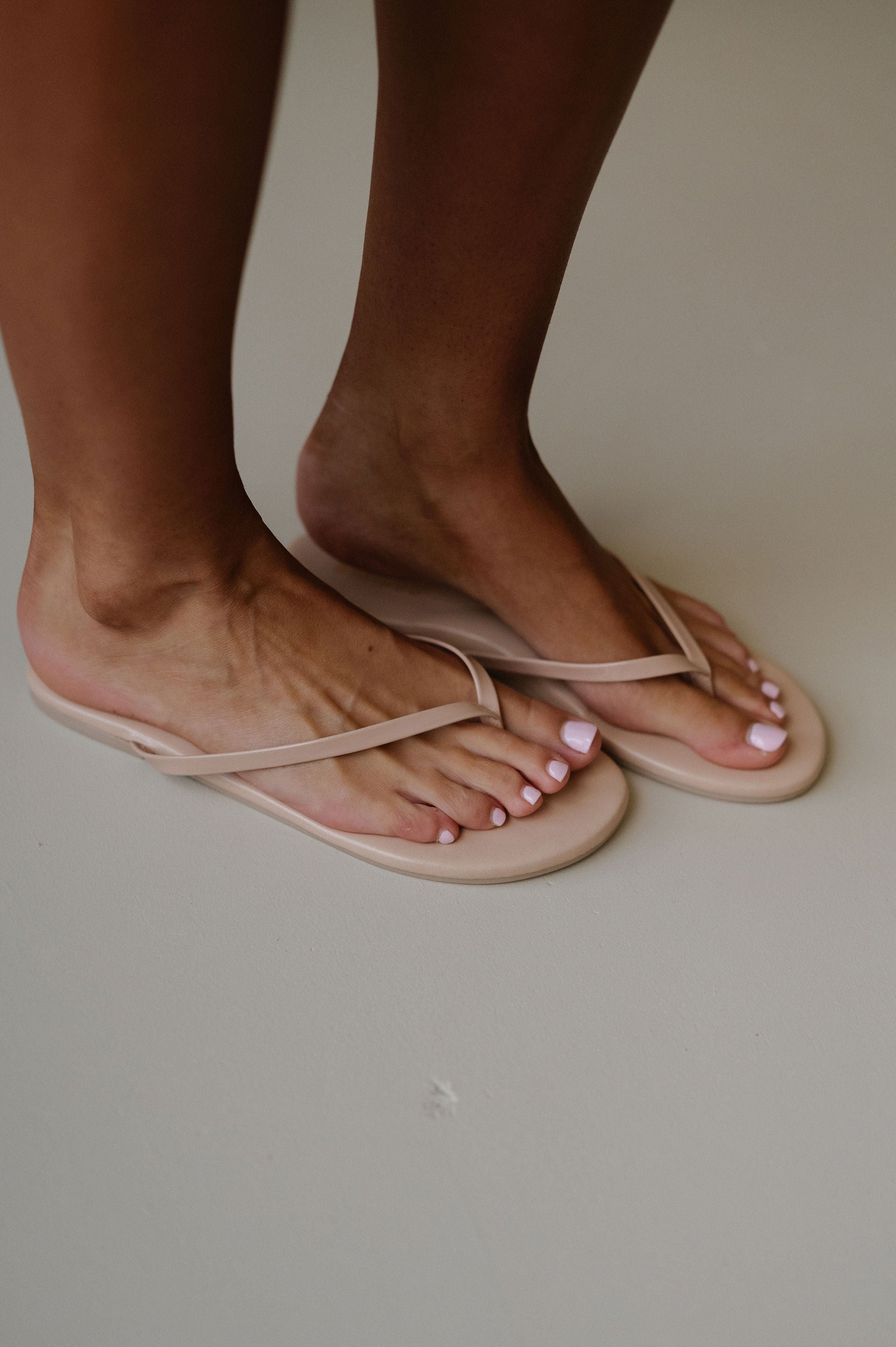 Squishy Flip Flops-Nude