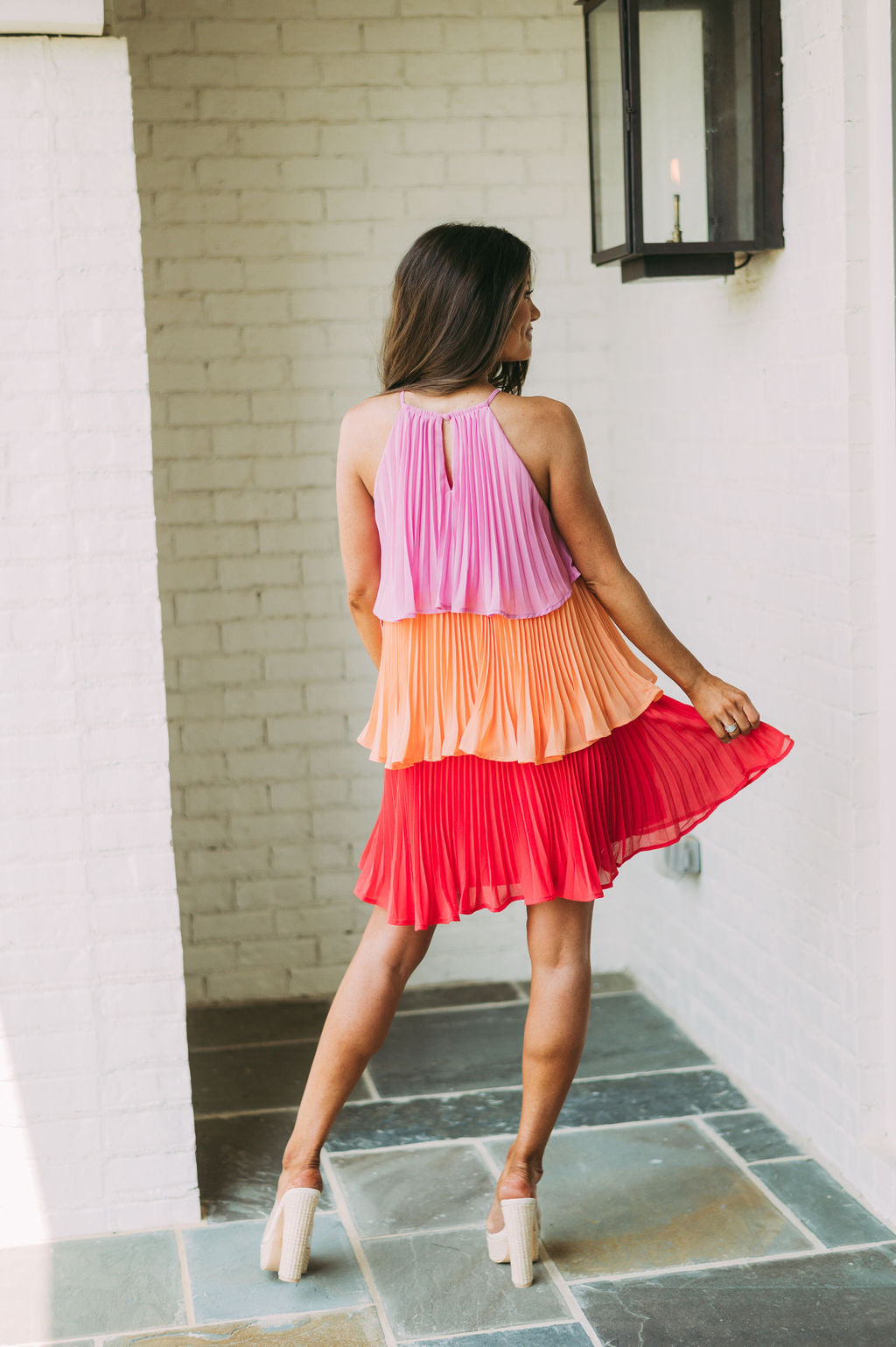 Layered 2025 pleated dress