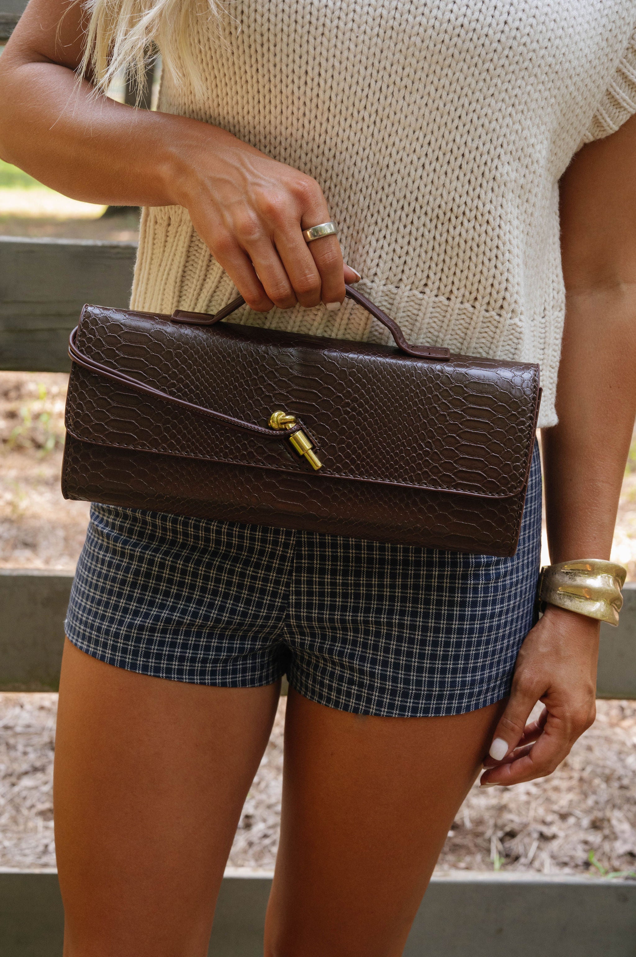 Cover Clutch-Chocolate