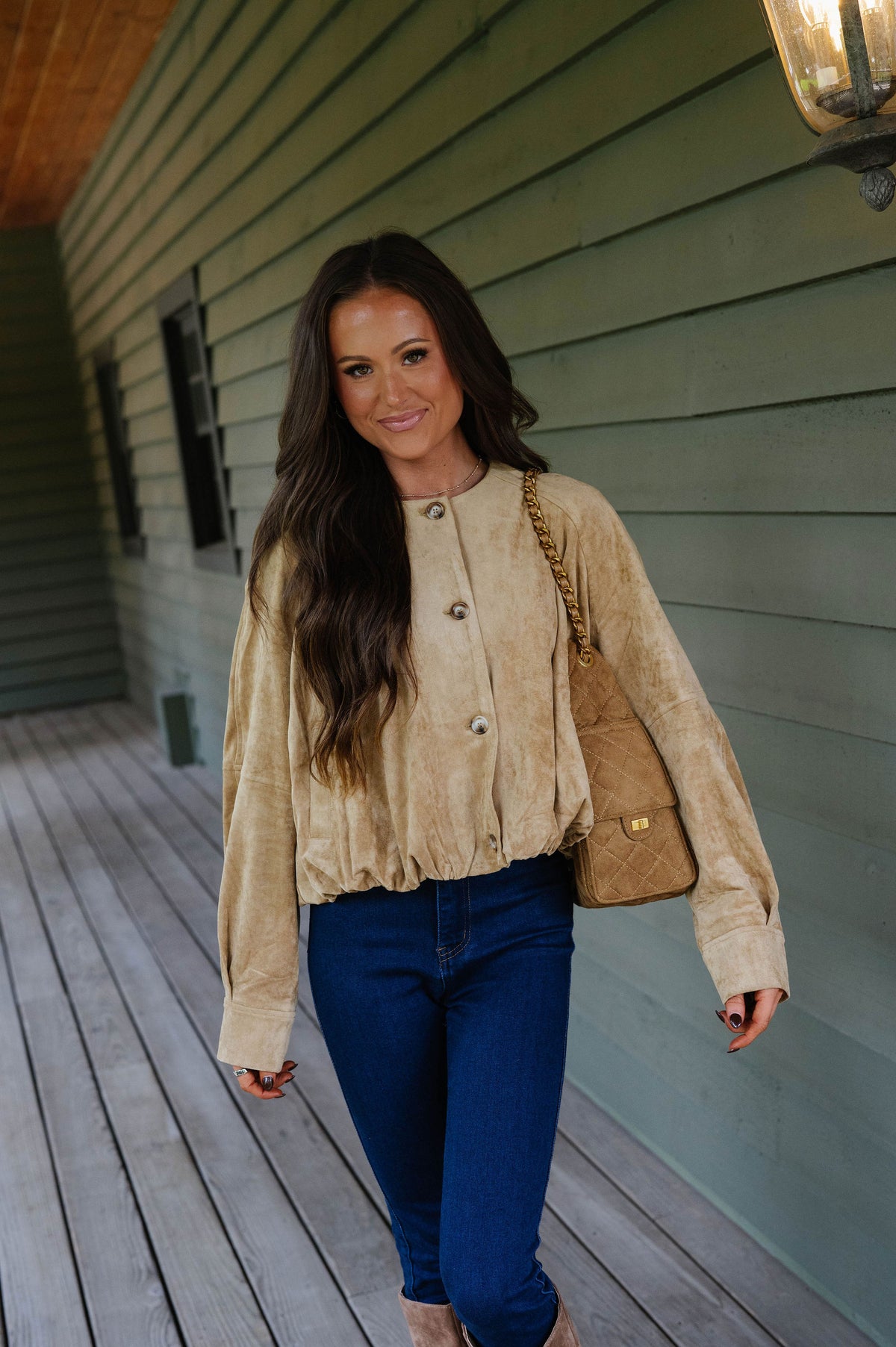 Rayne Bubble Jacket- Camel