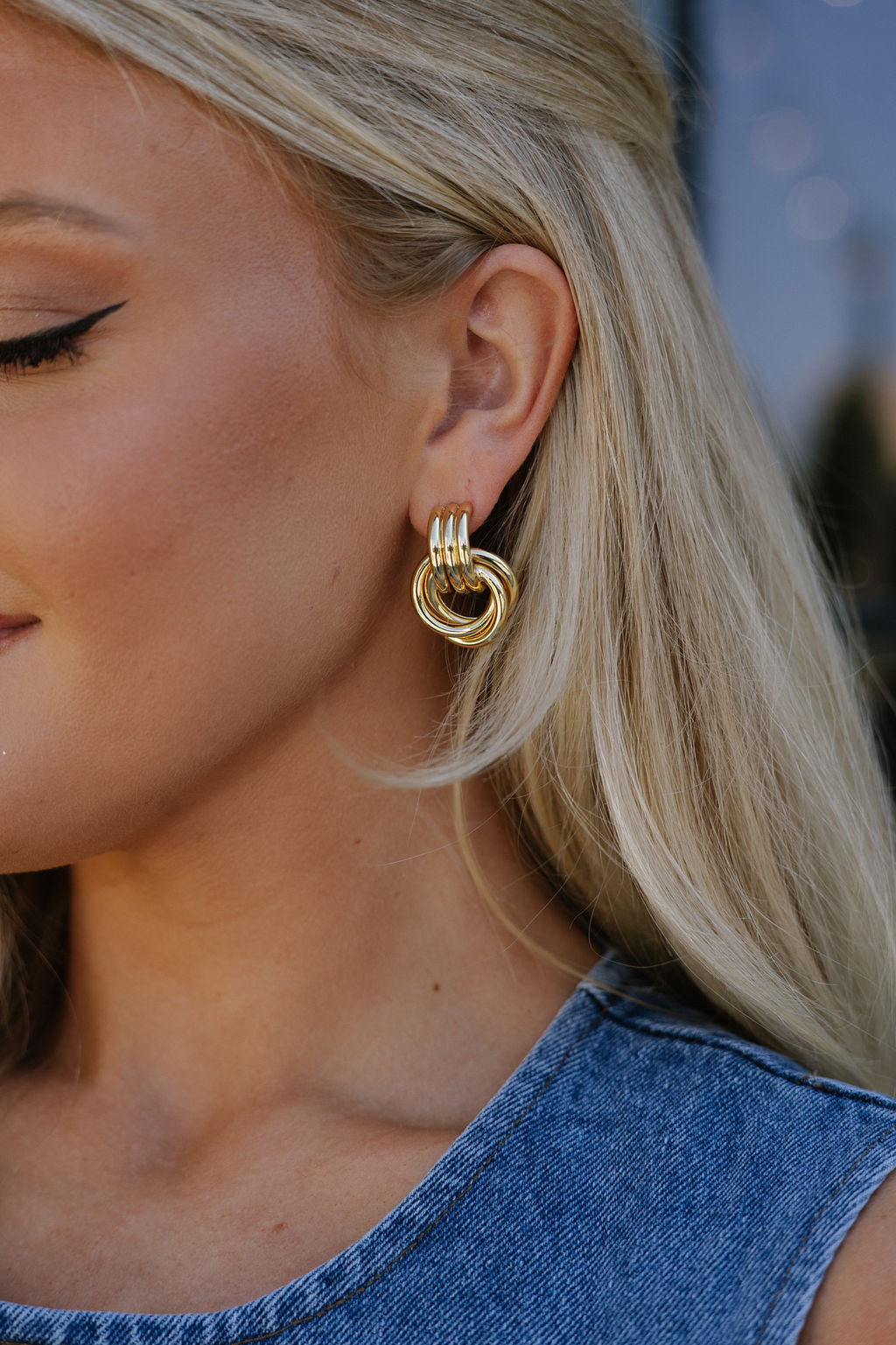 Jazz Staple Gold Earring