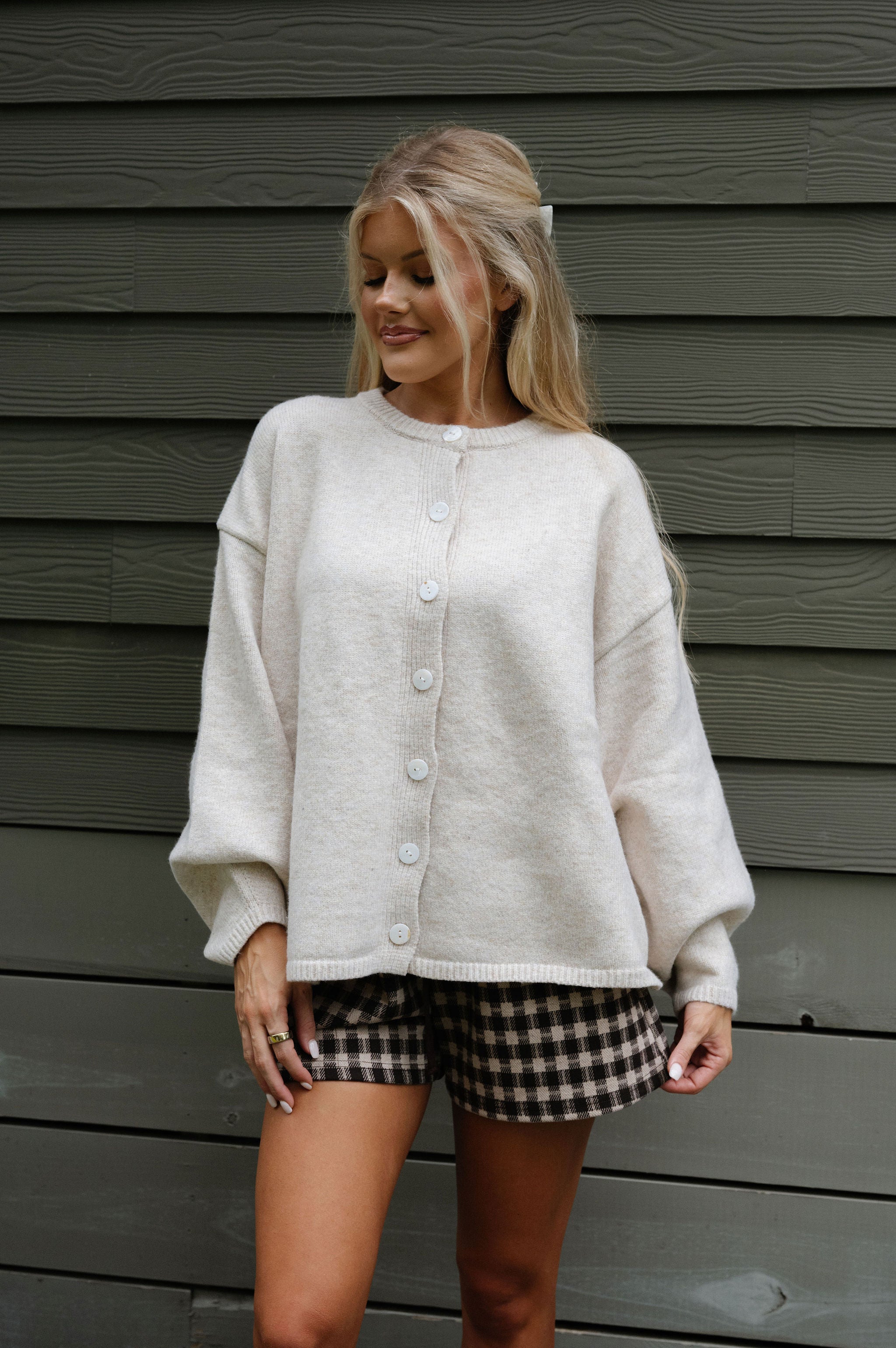 Marcy Cardigan-Oatmeal