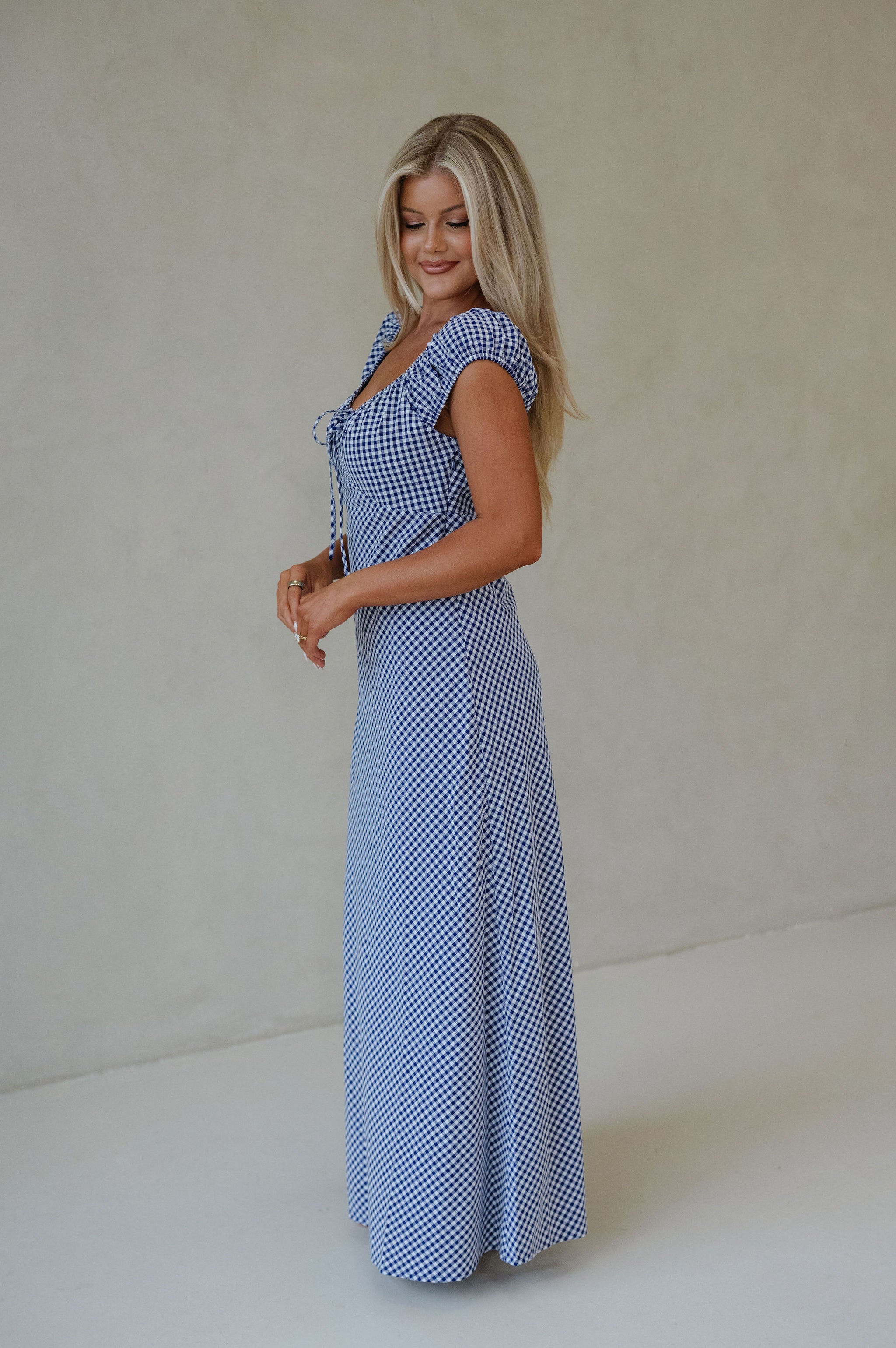 Easy Breezy Maxi- Navy/White