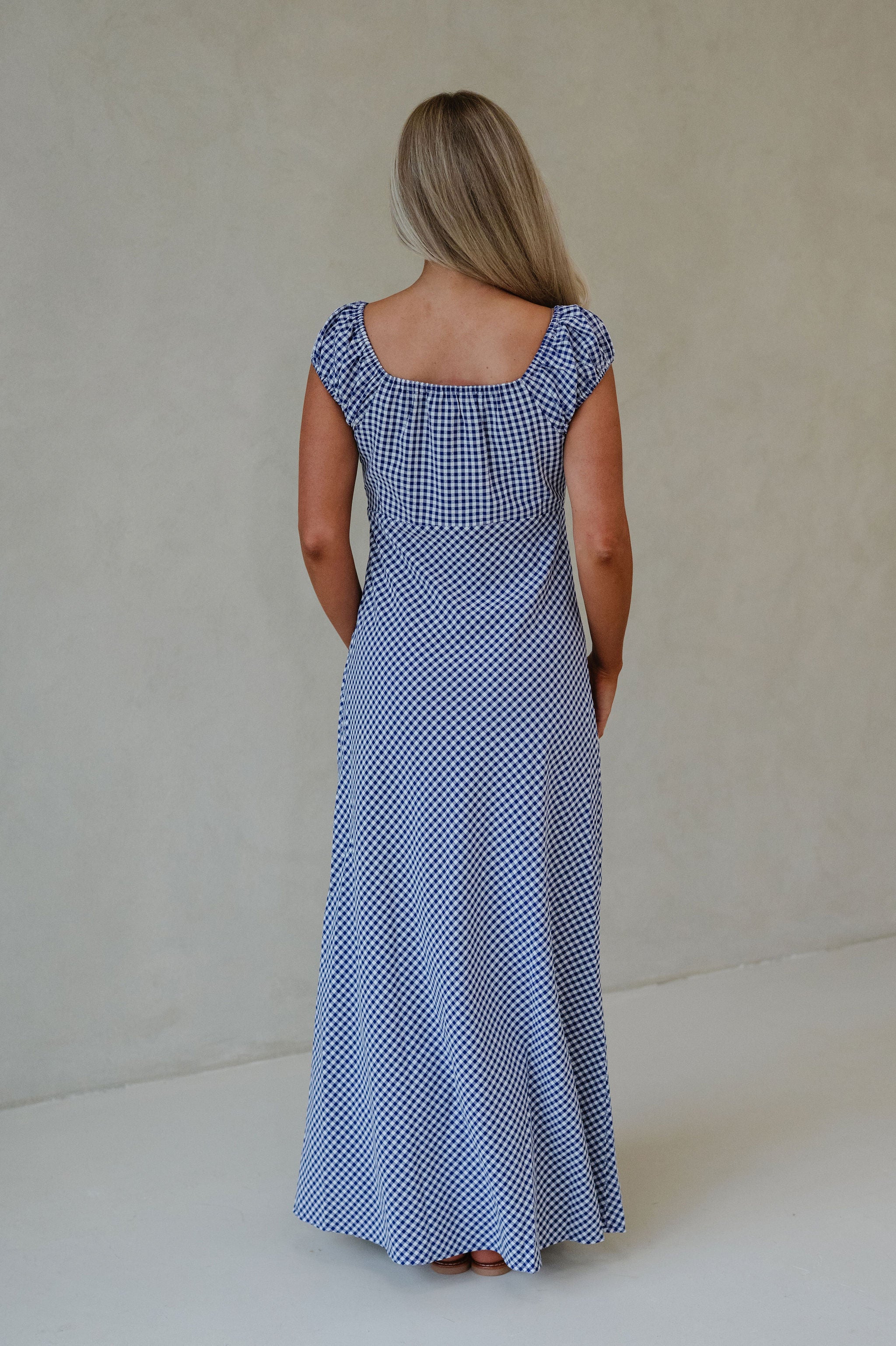 Easy Breezy Maxi- Navy/White