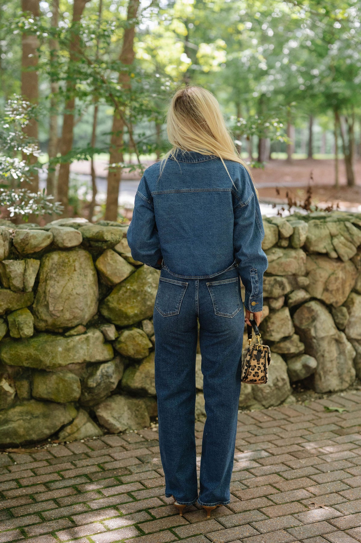 Jolene Cropped Denim Top