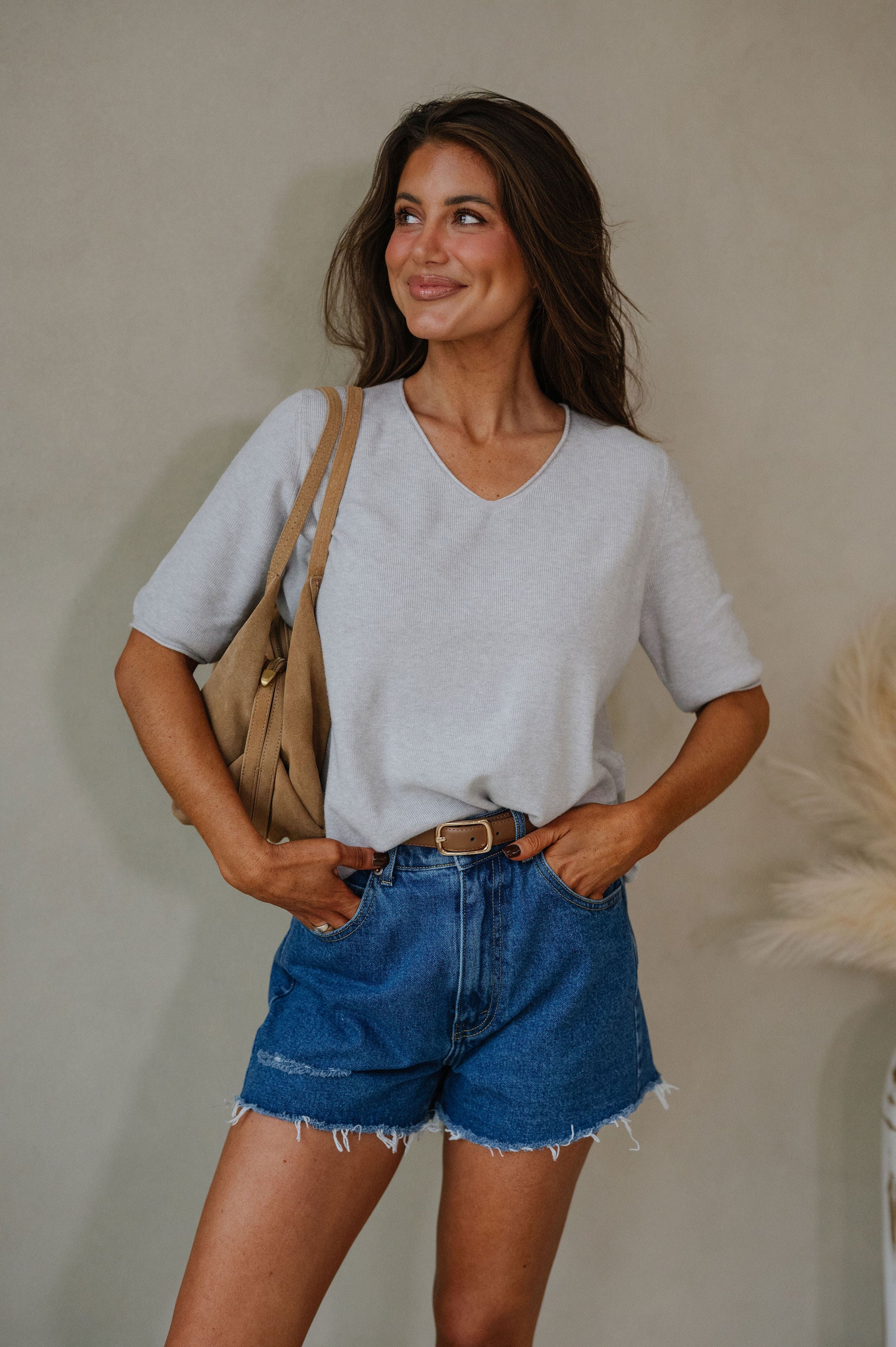 Della Sweater-Heather Grey