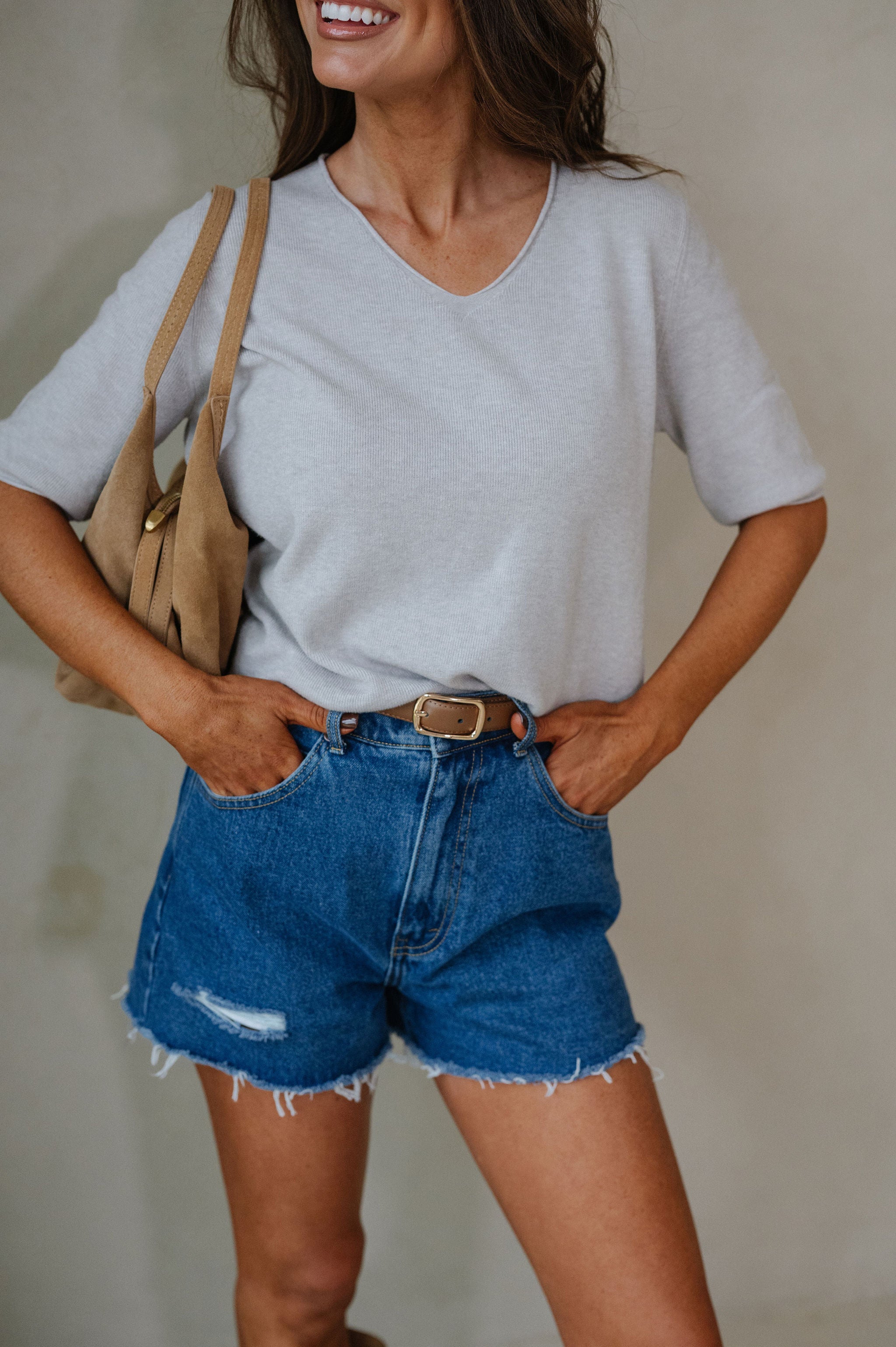 Della Sweater-Heather Grey