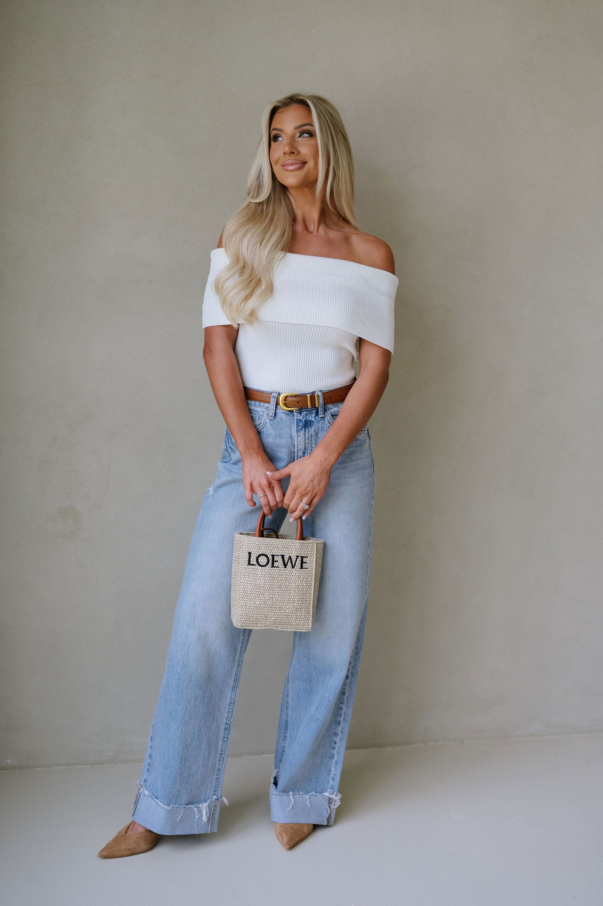 Veena Top-Off White