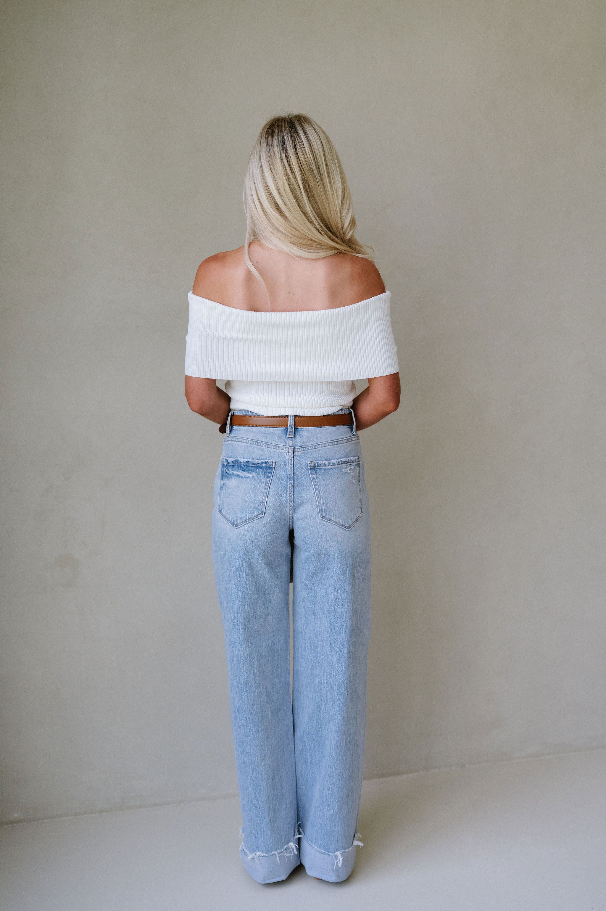 Veena Top-Off White