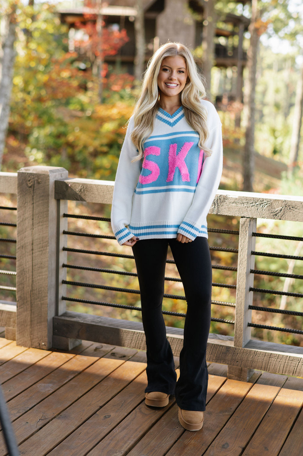 Ski Oversized Sweater-Ivory