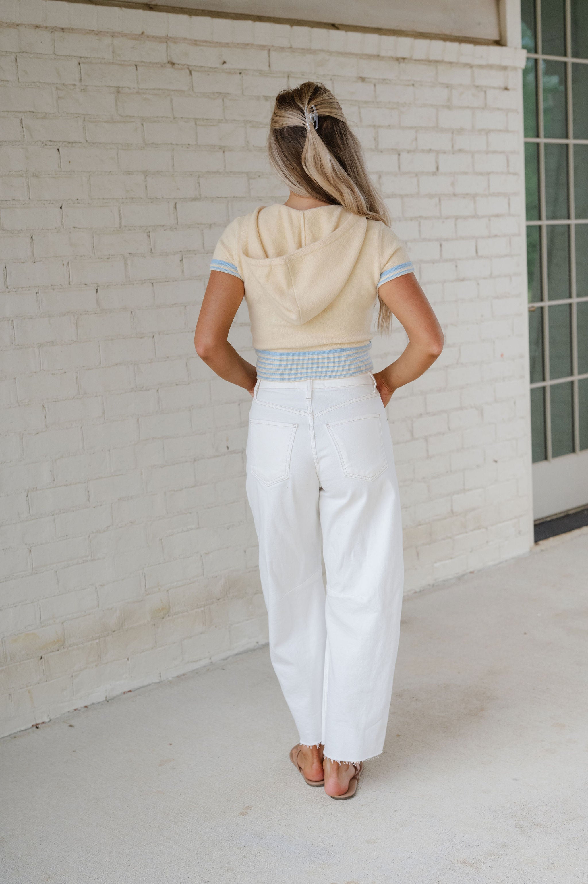 Wally Sweater-Butter/Blue