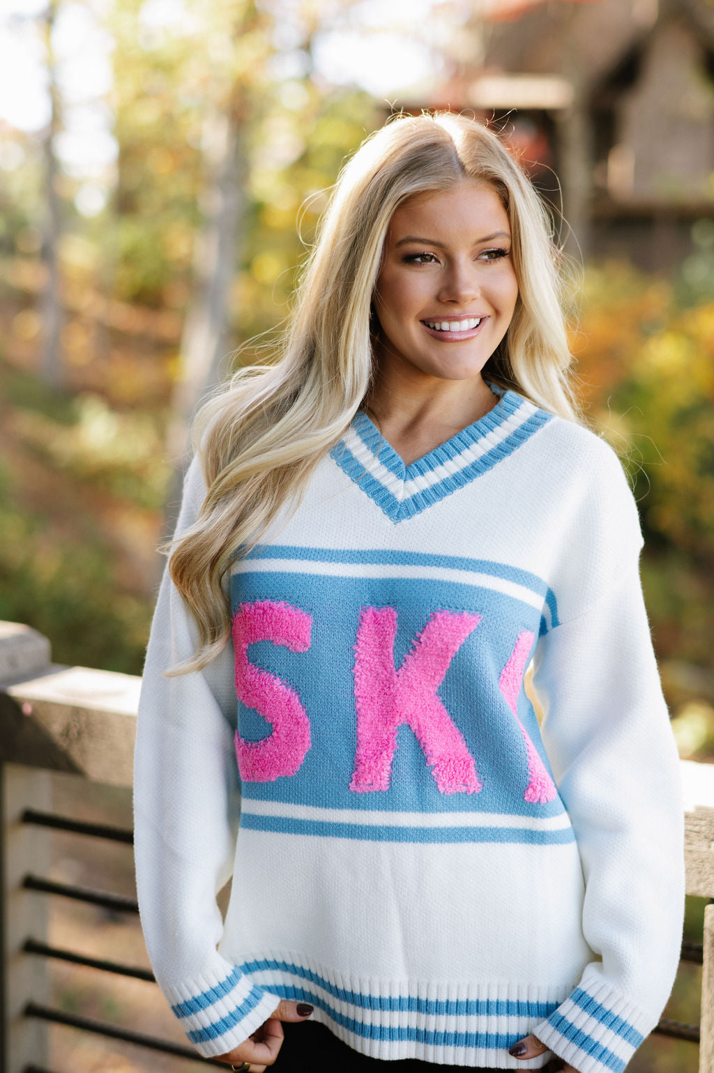 Ski Oversized Sweater-Ivory