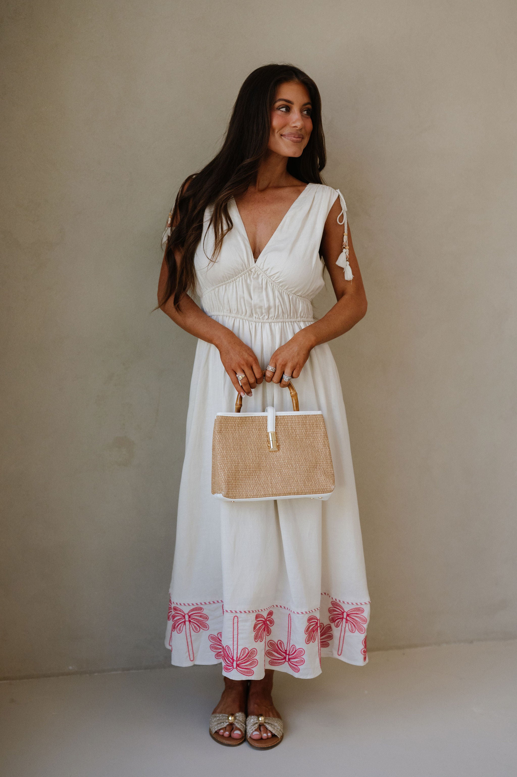 VIP【関税送料無料】希少 Matteau Tie-back midi dress Tie Back Midi Dress - Black - Matteau