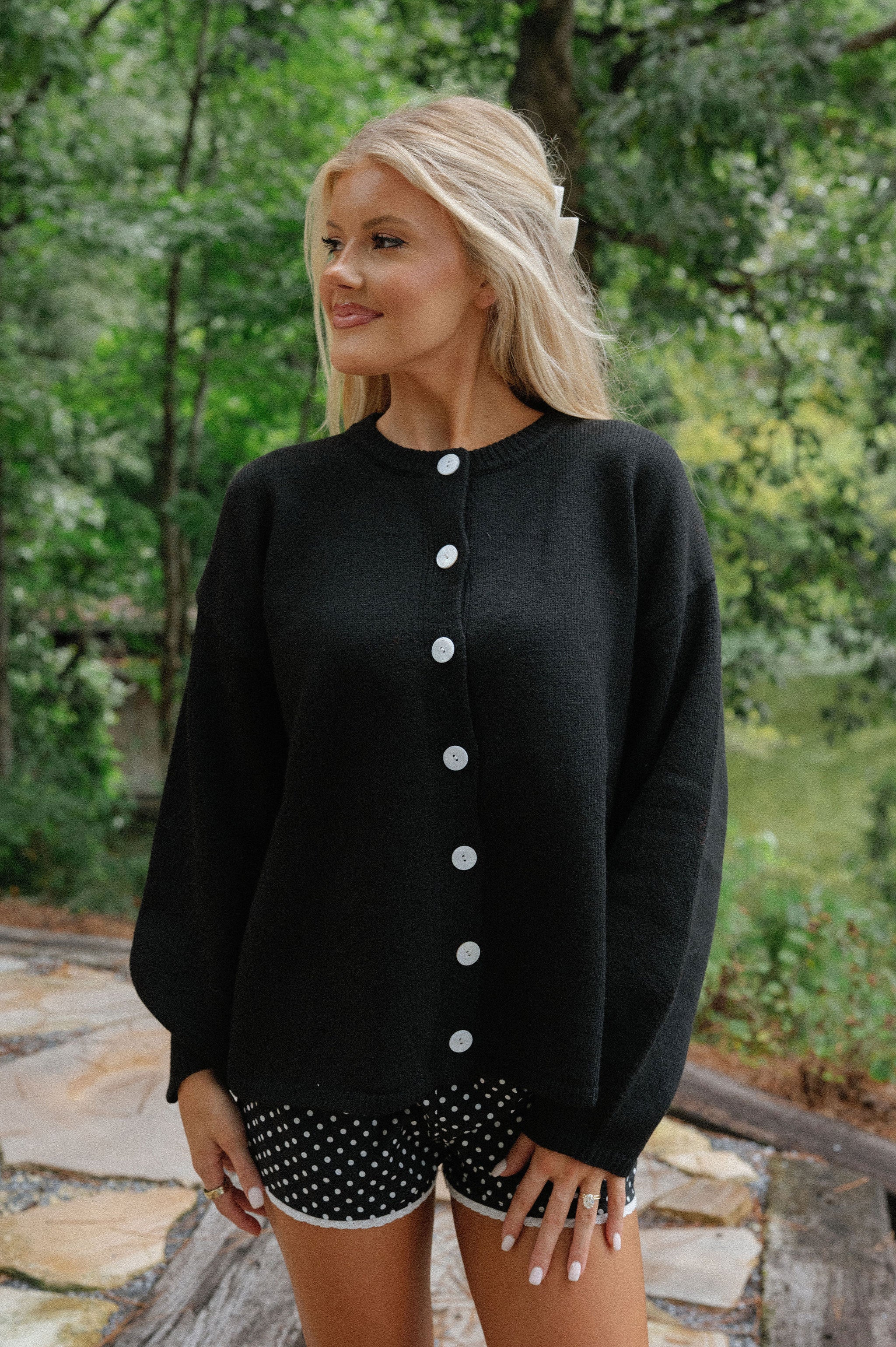 Marcy Cardigan-Black