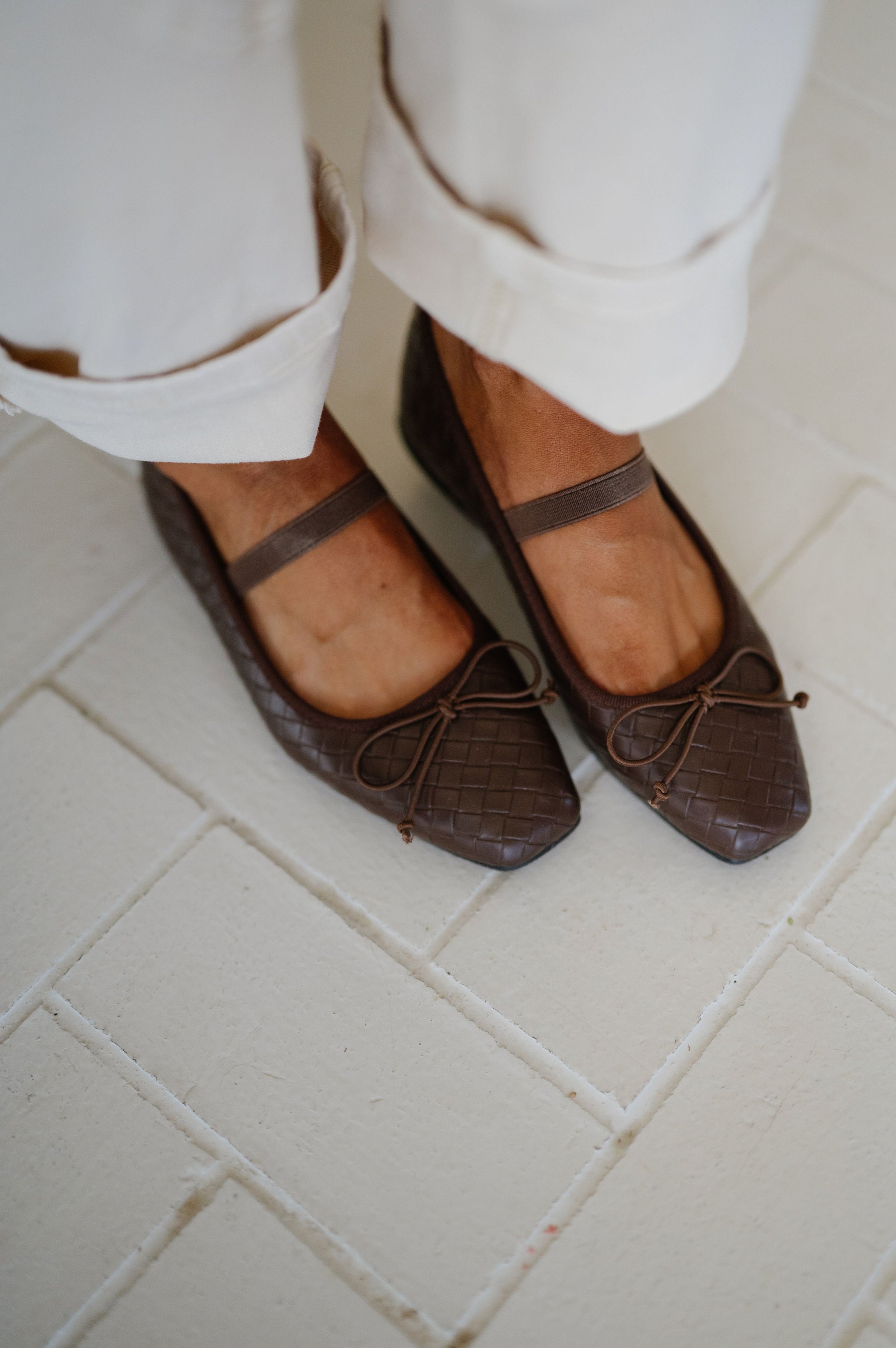 Logan Ballet Flat-Coffee