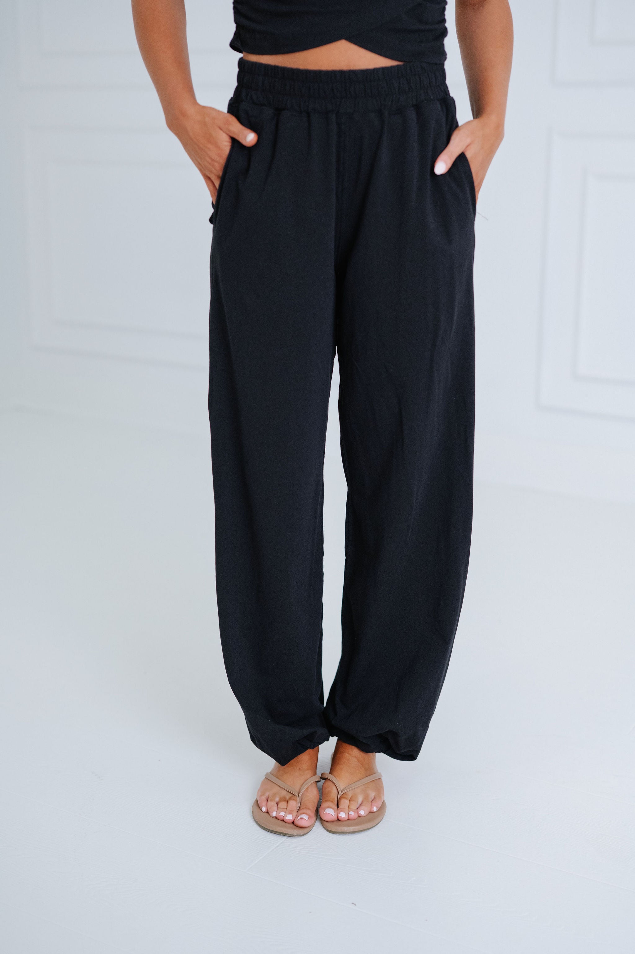 Tinsley Pants Set-Black