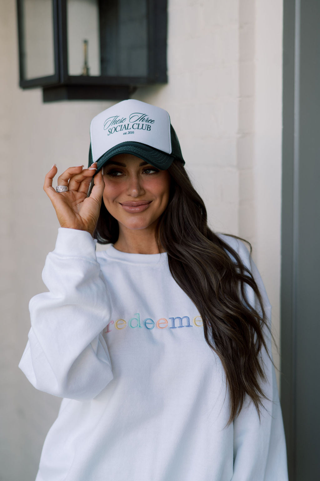 These Three Social Club Trucker Hat- Green