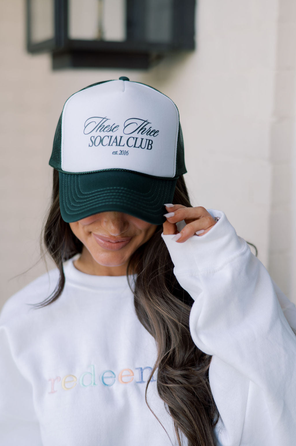 These Three Social Club Trucker Hat- Green