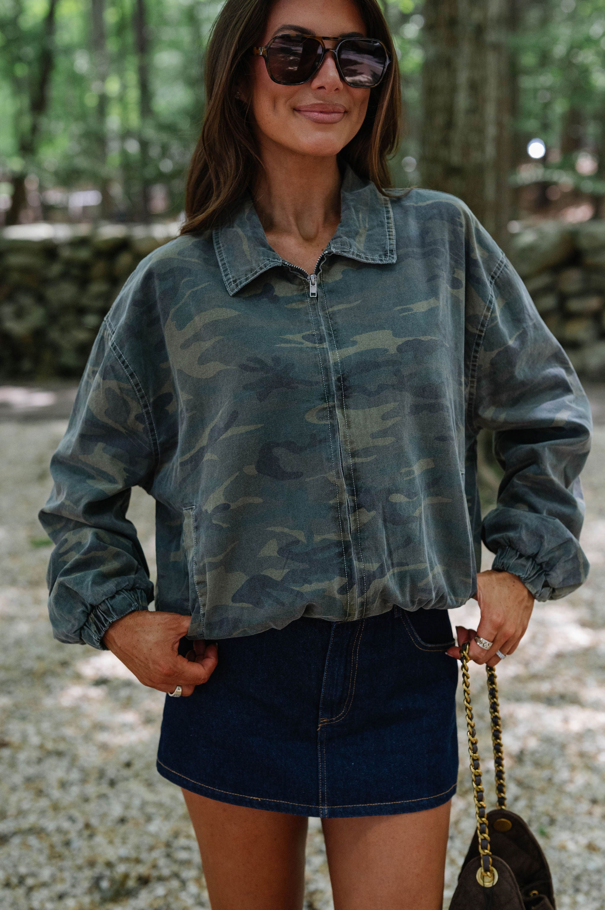 Burke Camo Jacket-Green