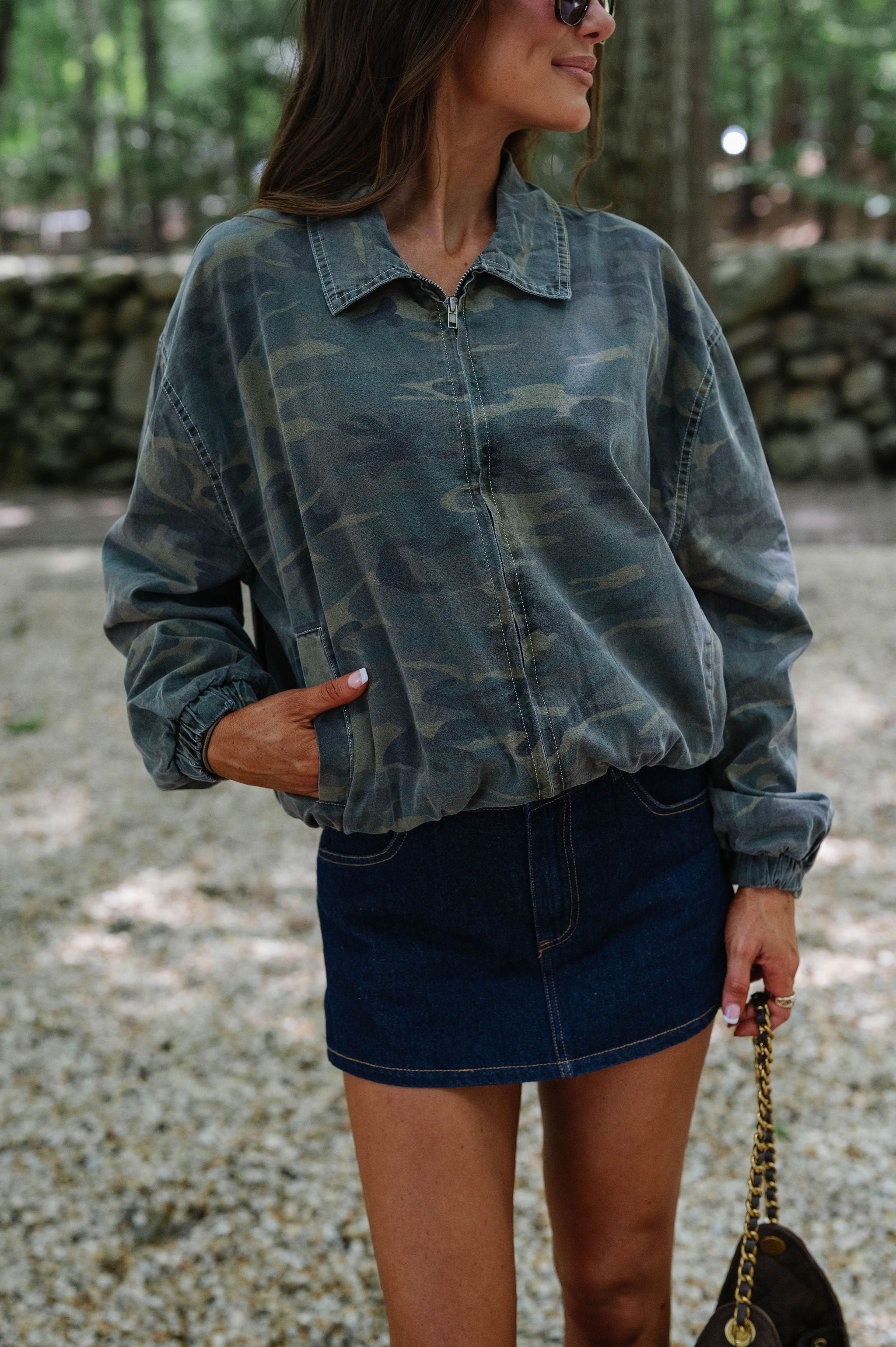 Burke Camo Jacket-Green