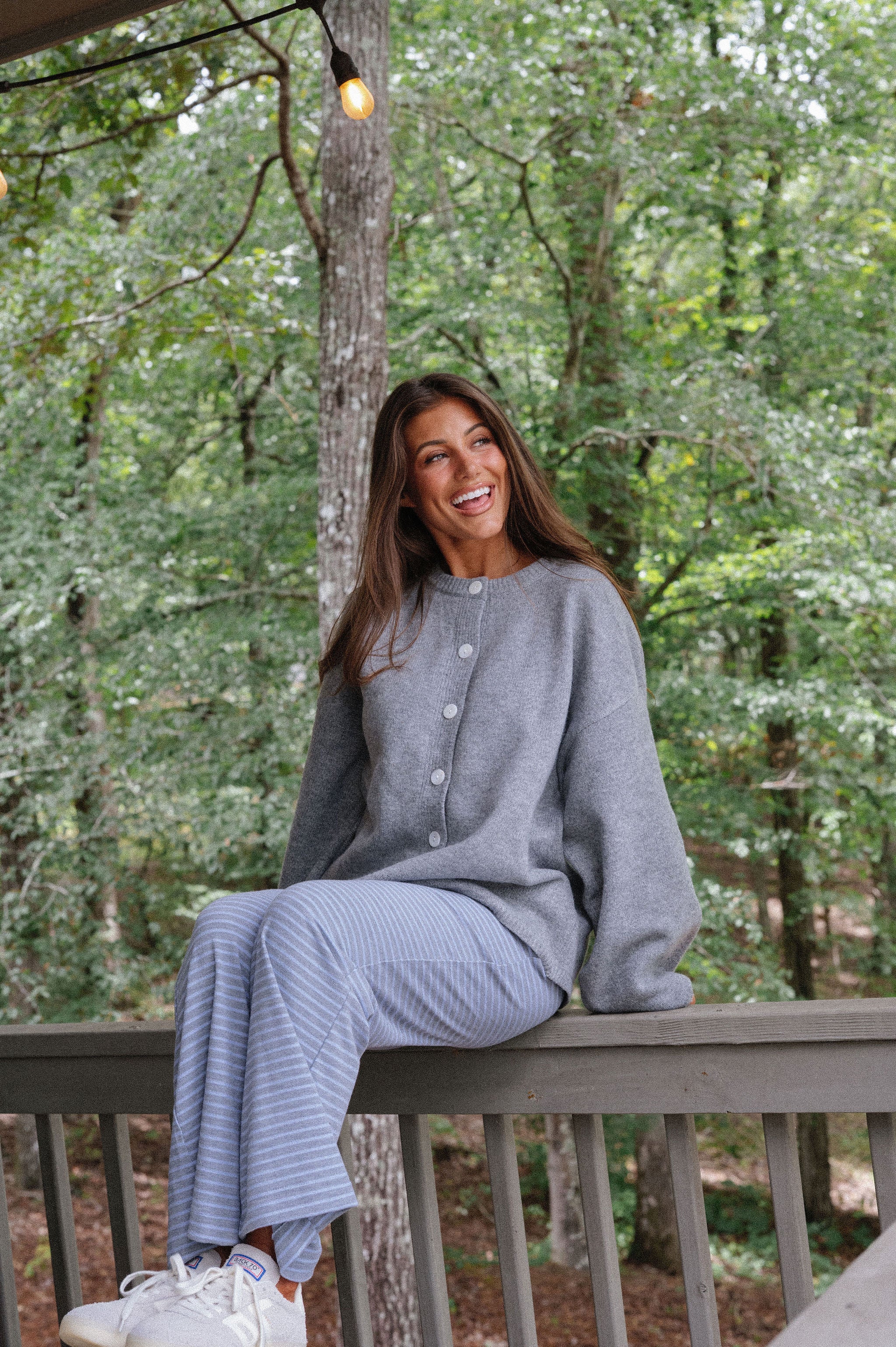Marcy Cardigan-Heather Grey