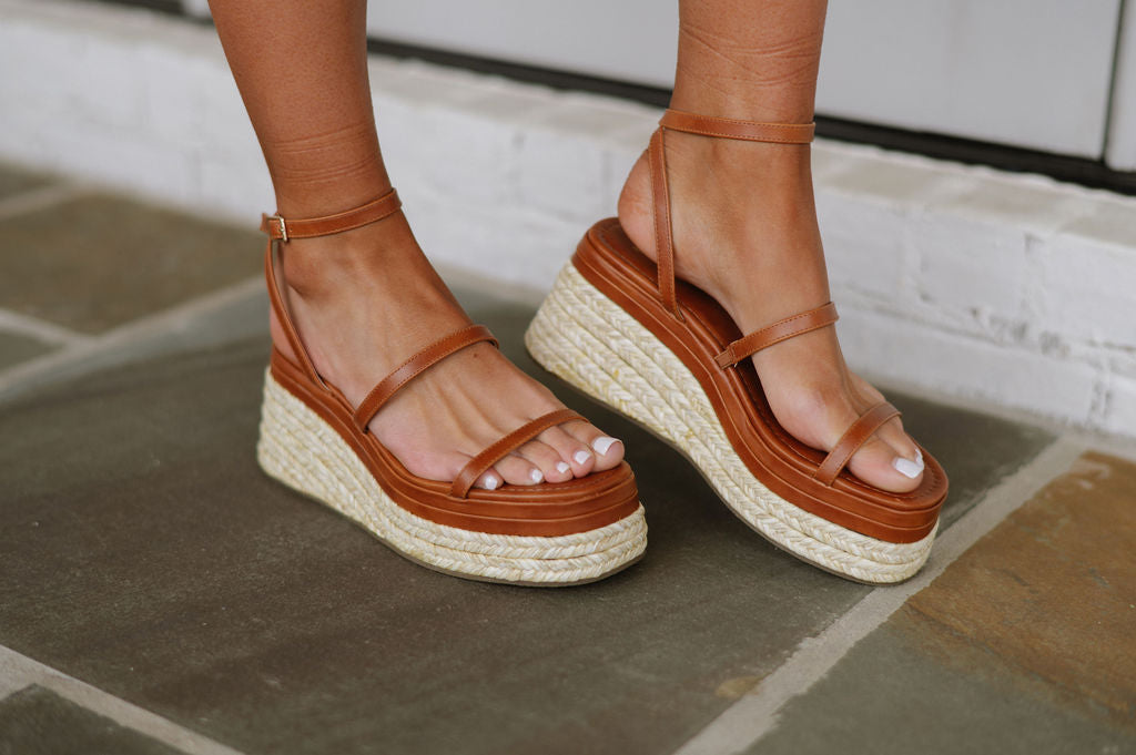 Multi-Strap Tora Espadrilles-Tan